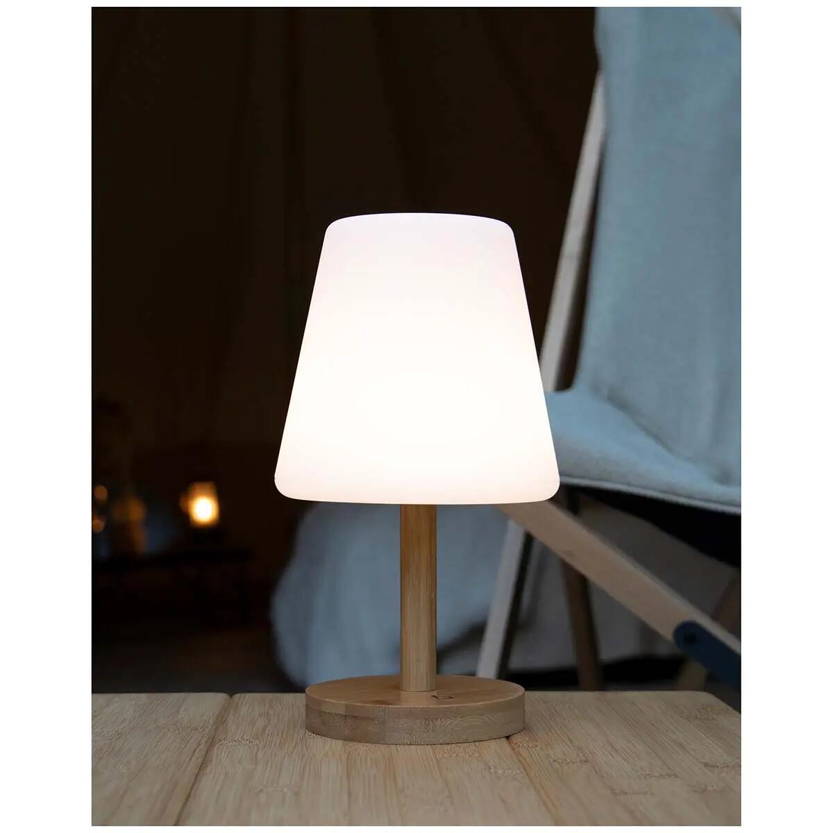 Urban Outdoor - Lampe de table - Cambridge - Bambou - Rechargeable - 160 Lumen 8/9