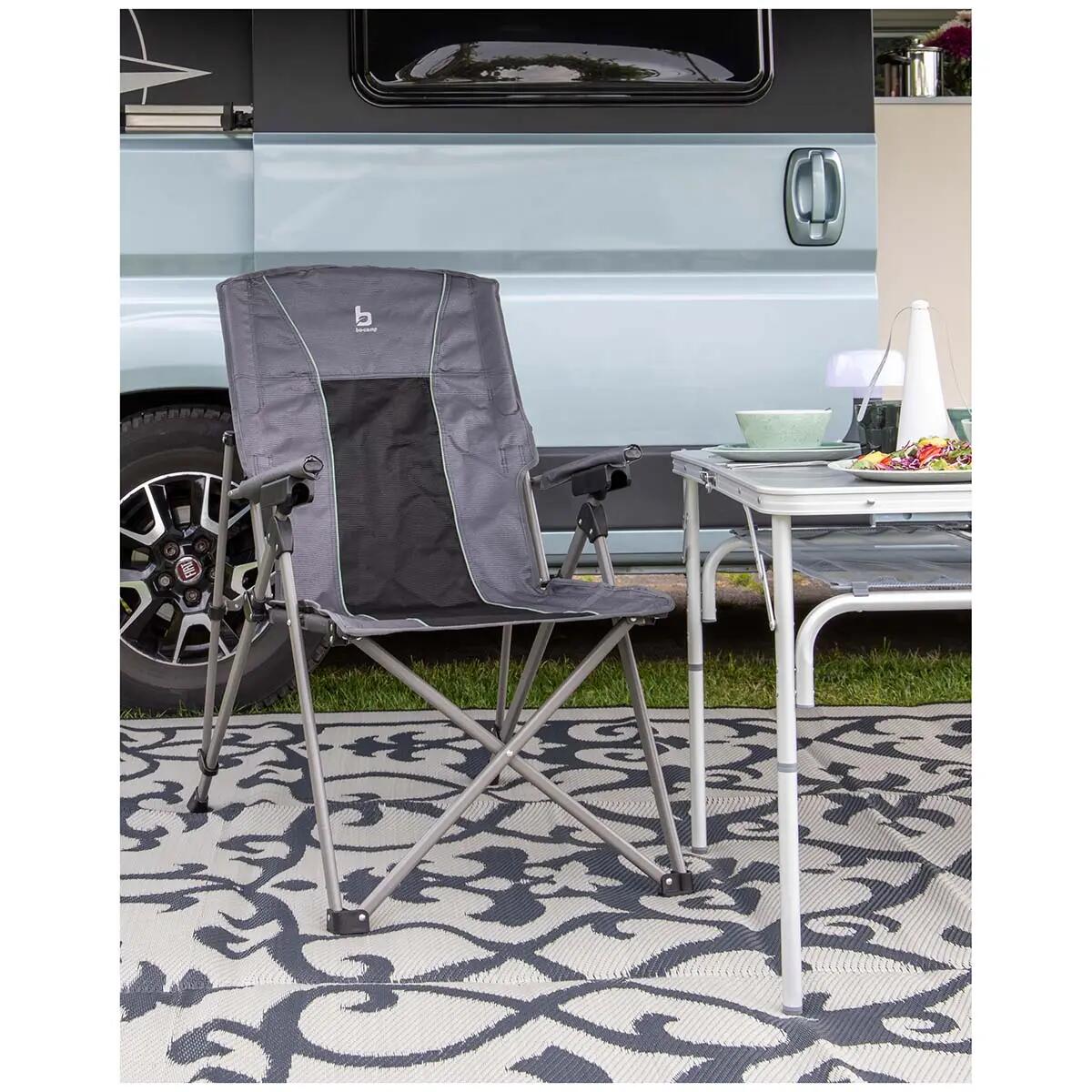 Silla plegable - Fraser - 4 Posiciones - Antracita 8/8