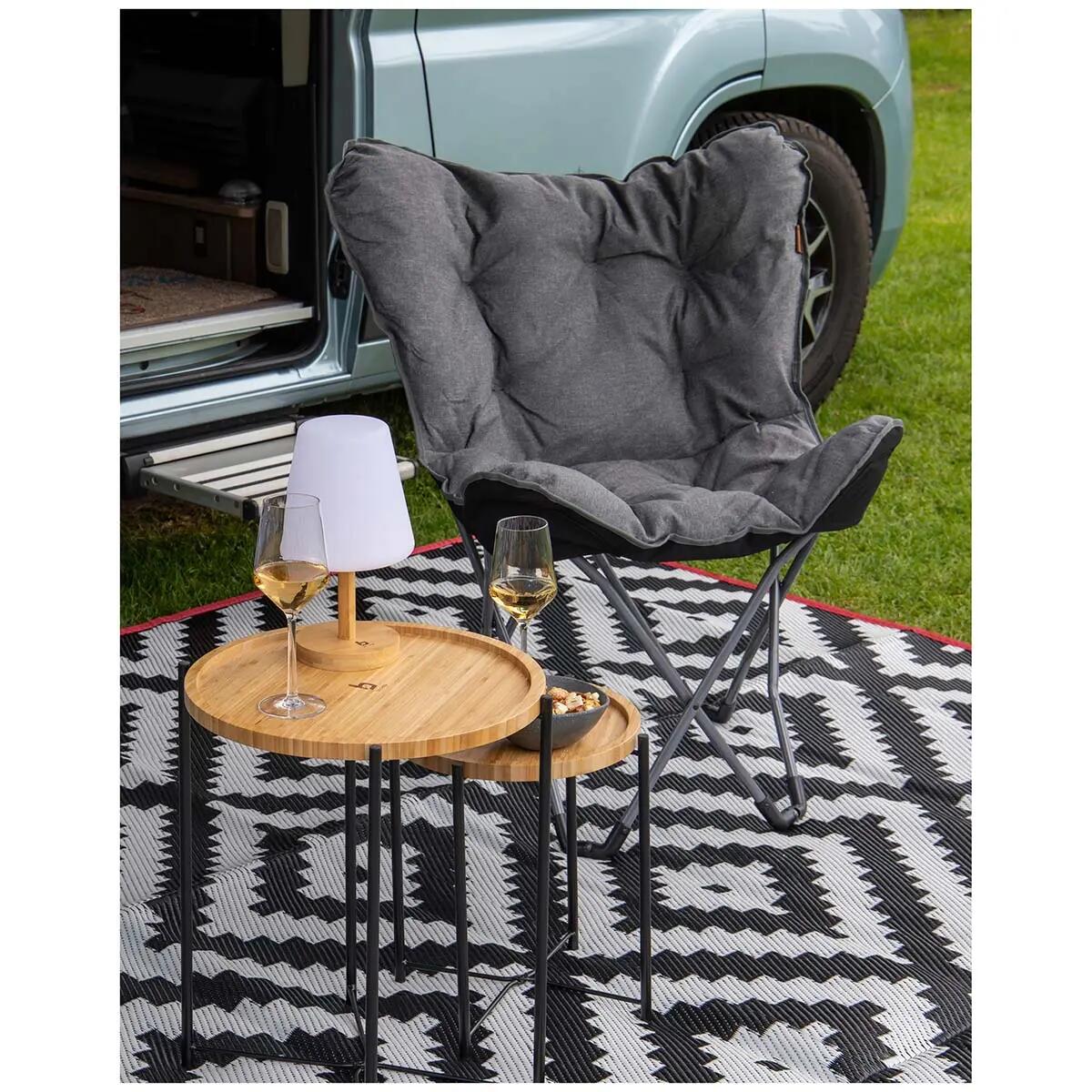 Urban Outdoor - Vlinderstoel - Redbridge - Oxford polyester - Grijs 9/9