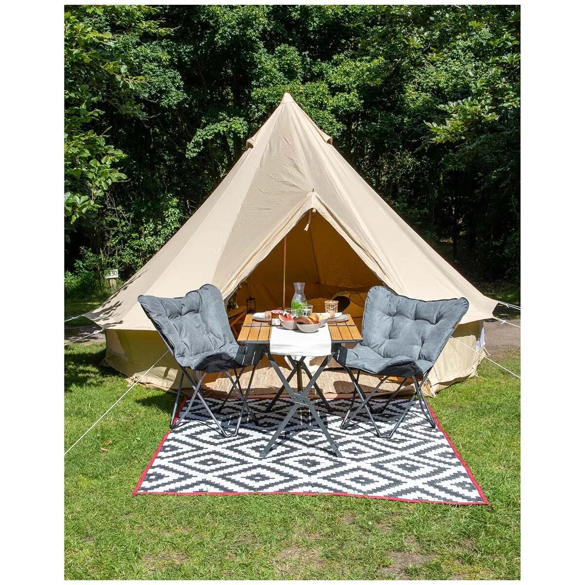 Urban Outdoor - Vlinderstoel - Redbridge - Oxford polyester - Grijs 10/10