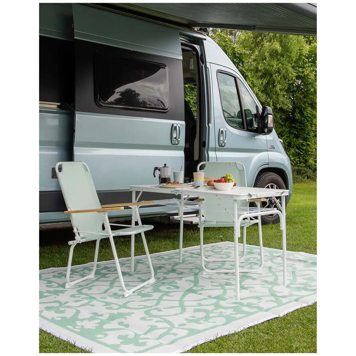 Pastel - Chaise - Mosset - M - Aluminium - Vert 10/10