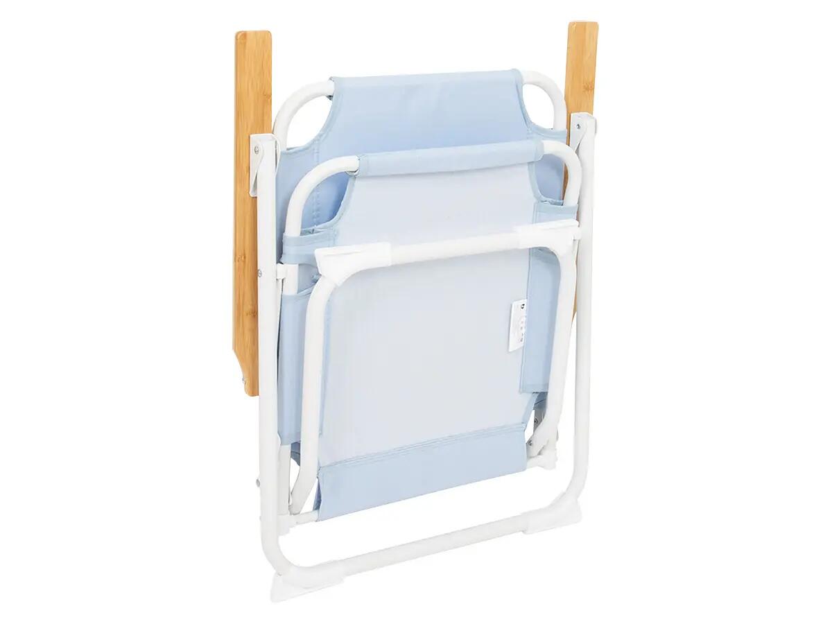 Pastel - Chaise - Mosset - M - Aluminium - Bleu 9/10