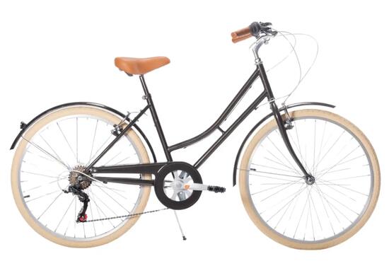 Vélo de Ville Vintage Capri Valentina 26" 6 Vitesses - Graphite