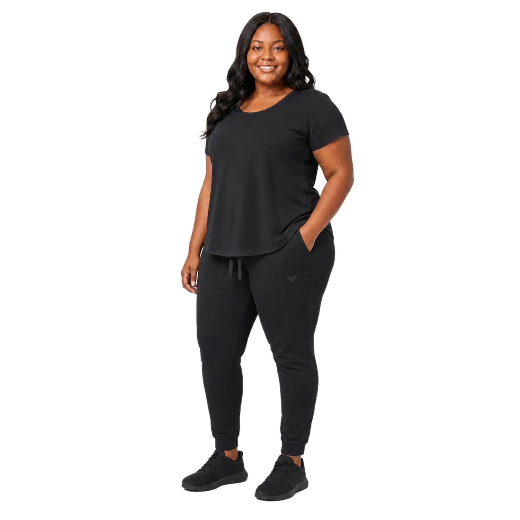 Spodnie sportowe z bawełny PANT F SKINNY oversize 3/4