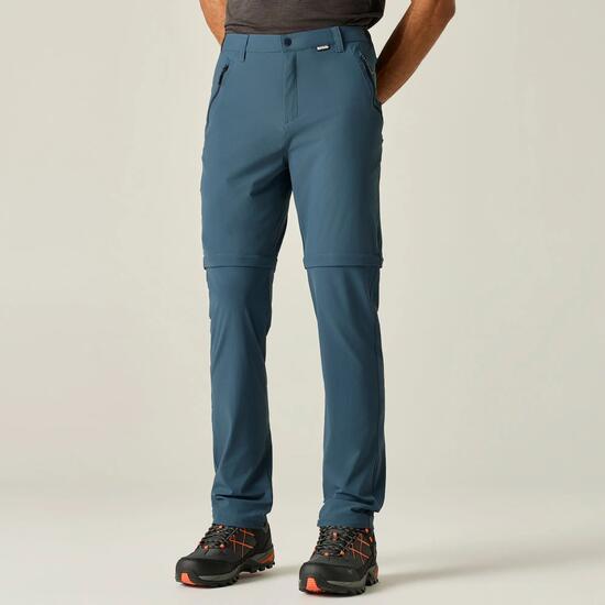 Pantalon de voyage léger anti-insectes pour homme, à fermeture éclair.