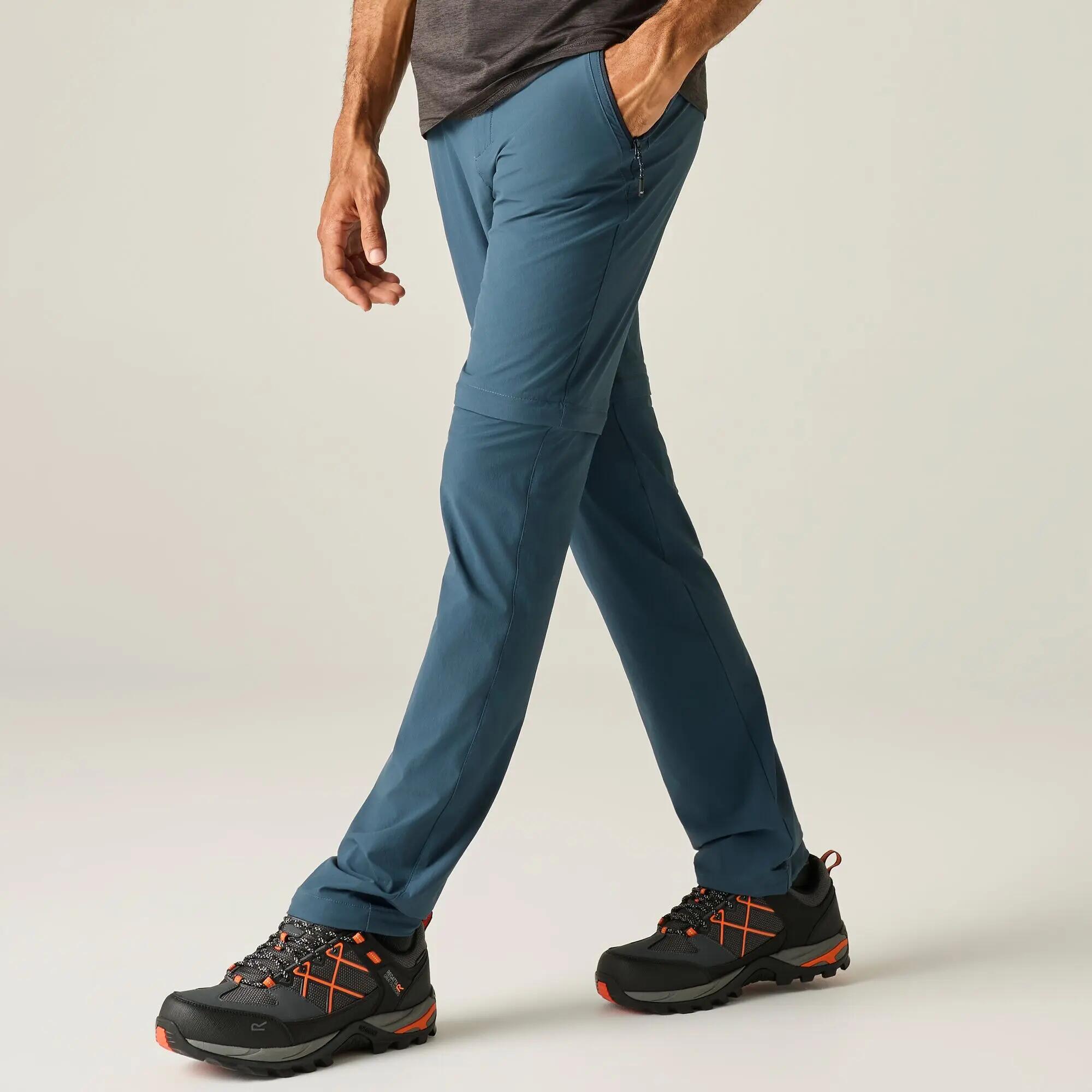 Mens Anti-Insect Travel Light Zip Off Trousers 6/13