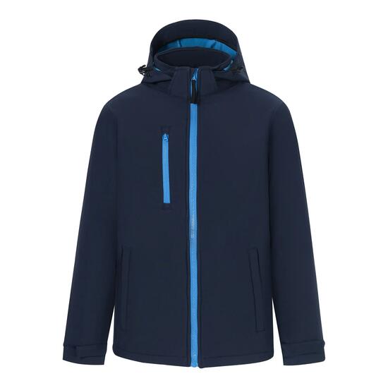 Męska 3-warstwowa kurtka softshell z kapturem Venturer z nadrukiem