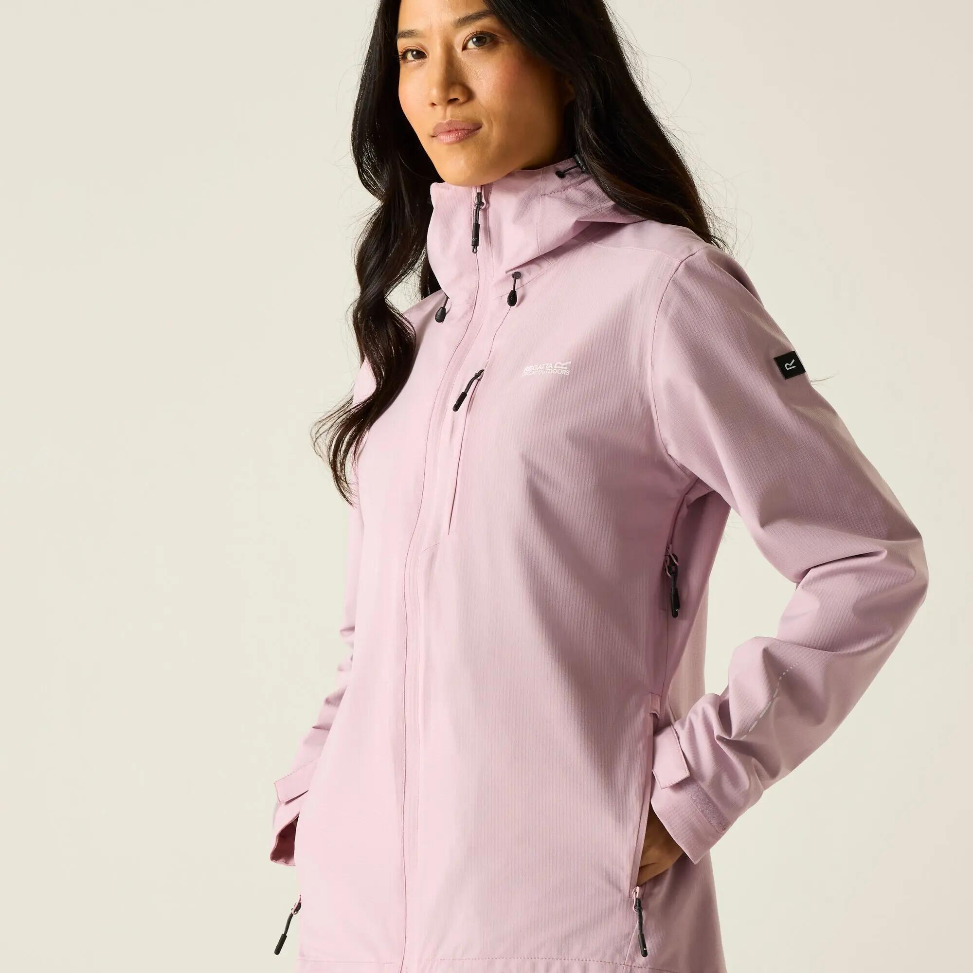 Womens Oklarna Hooded Hiking Waterproof Jacket 8/12