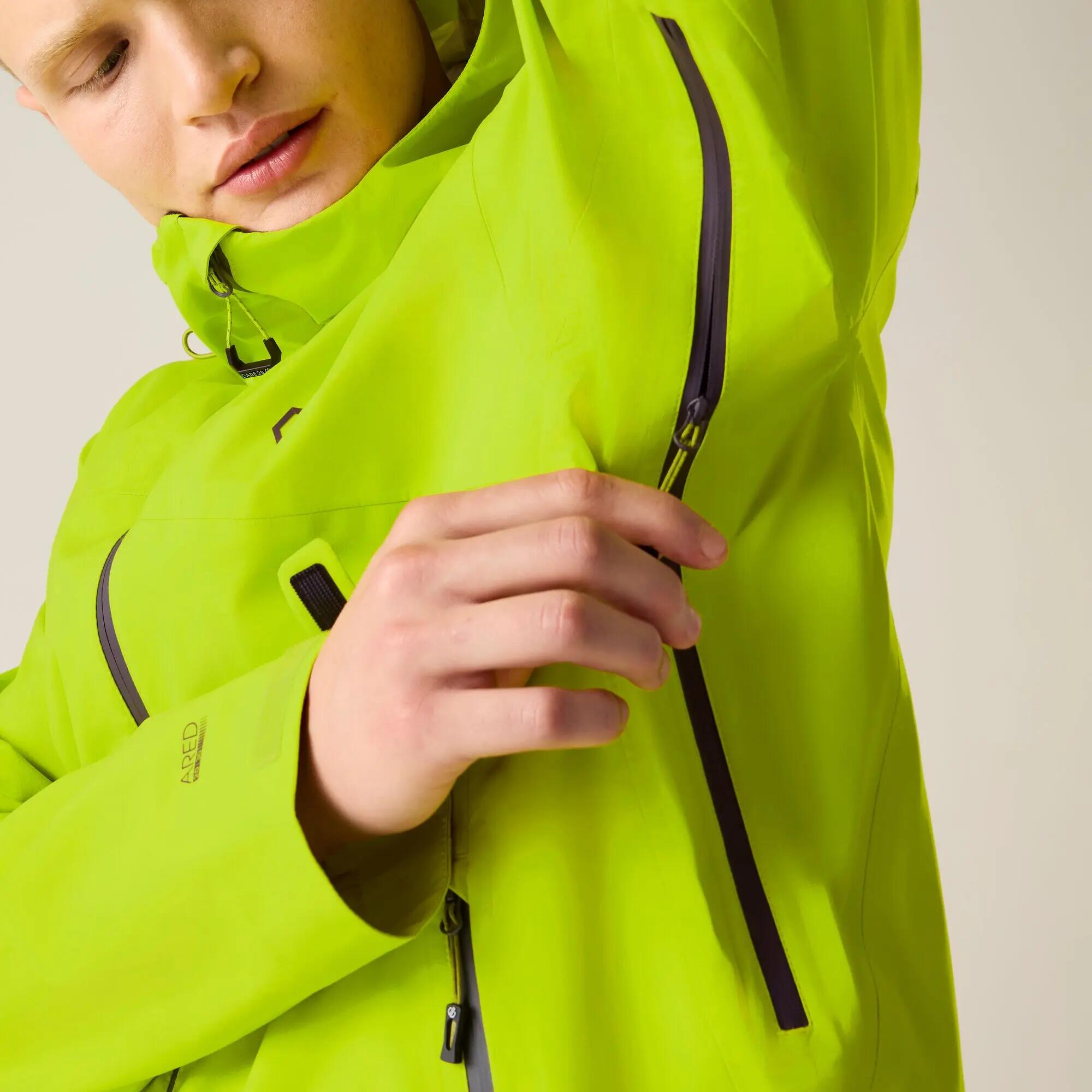 Mens Apex 3 Layer Hooded Hiking Waterproof Jacket 8/12