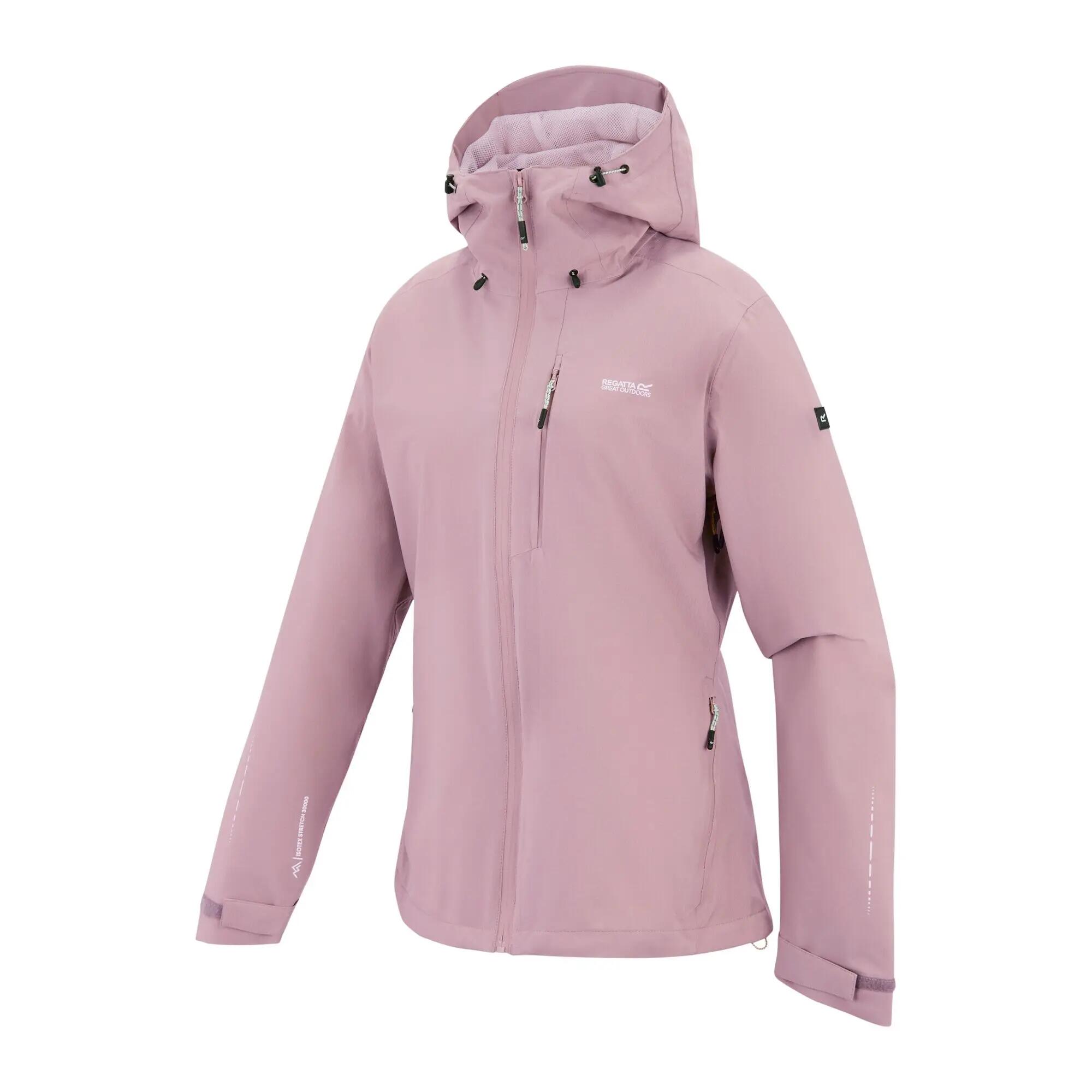 Womens Oklarna Hooded Hiking Waterproof Jacket 12/12