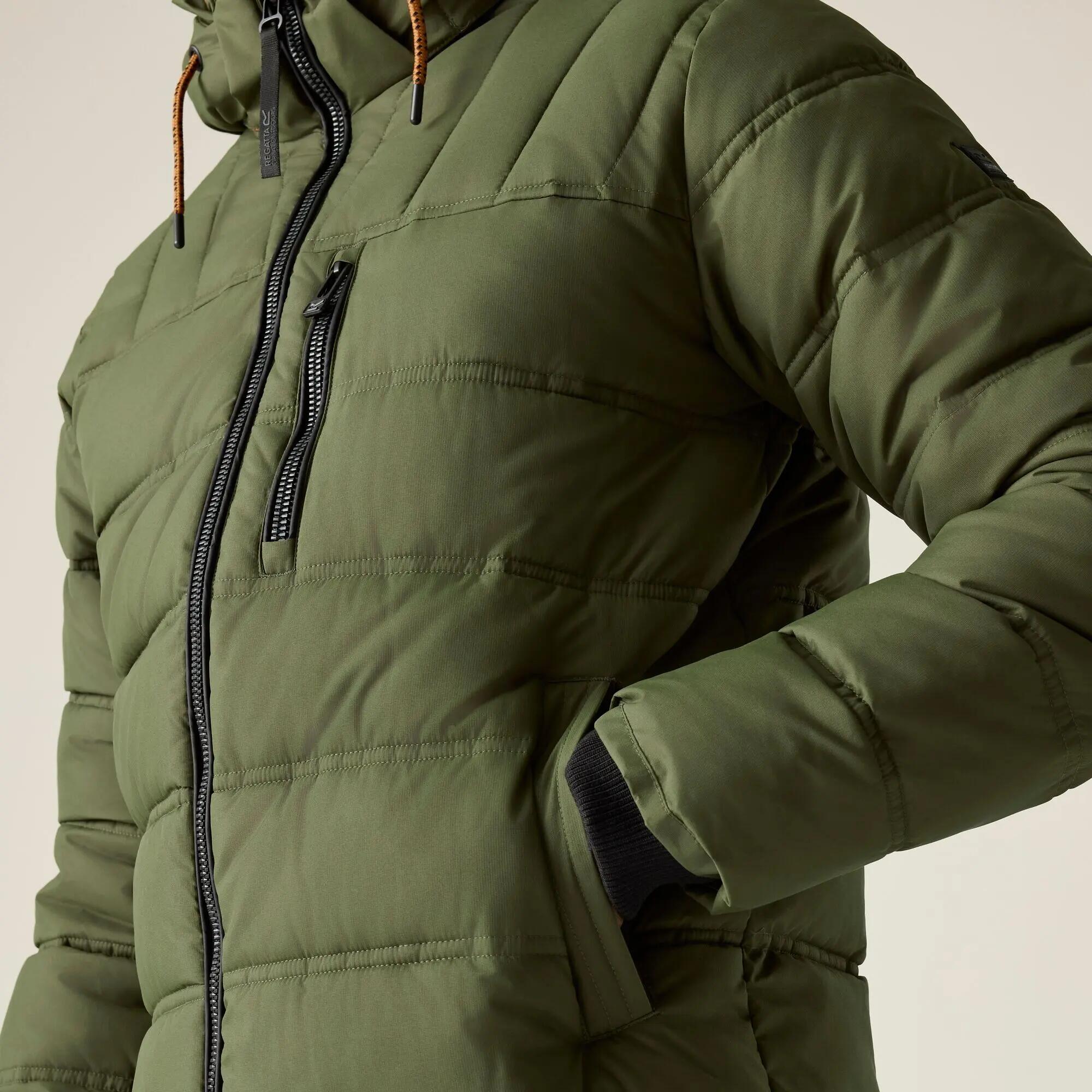 Mens Leeshaw Insulating Hooded Quilted Jacket 5/12