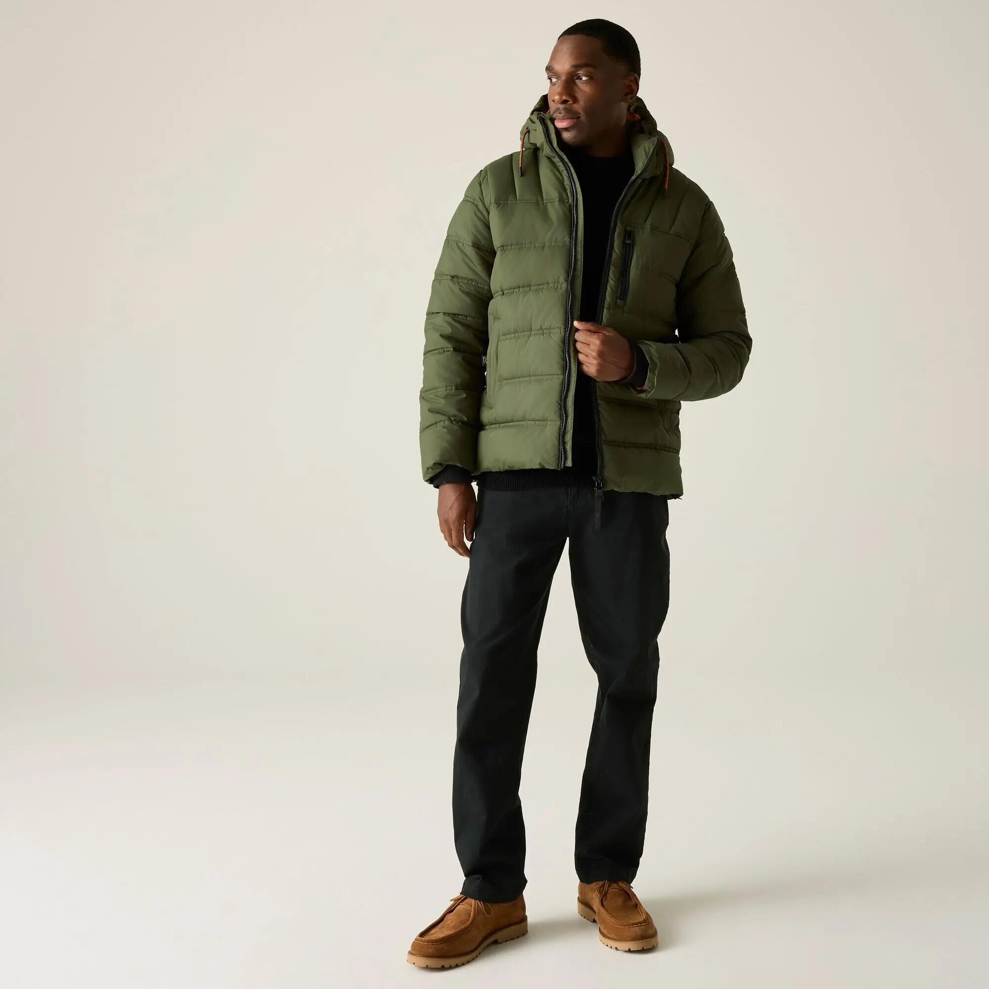 Mens Leeshaw Insulating Hooded Quilted Jacket 3/12