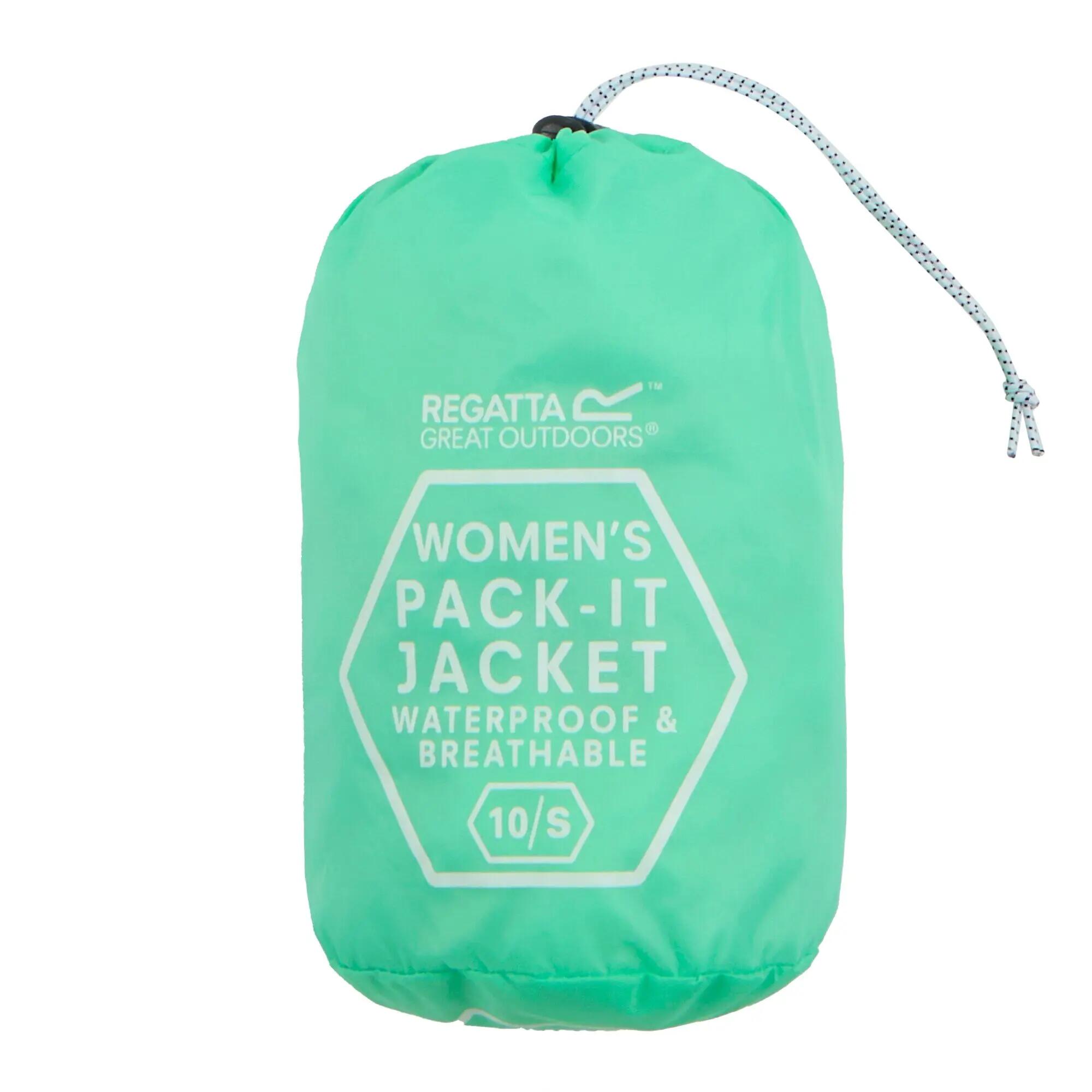 Regenjacke für Damen Regatta Pack-It III 12/12