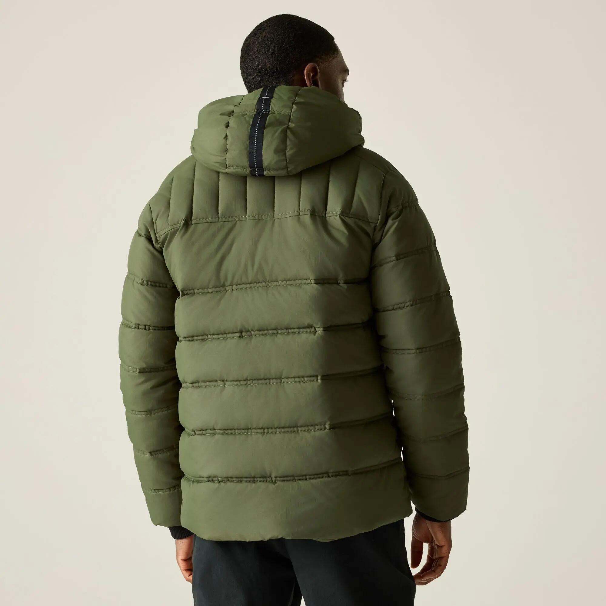 Mens Leeshaw Insulating Hooded Quilted Jacket 2/12
