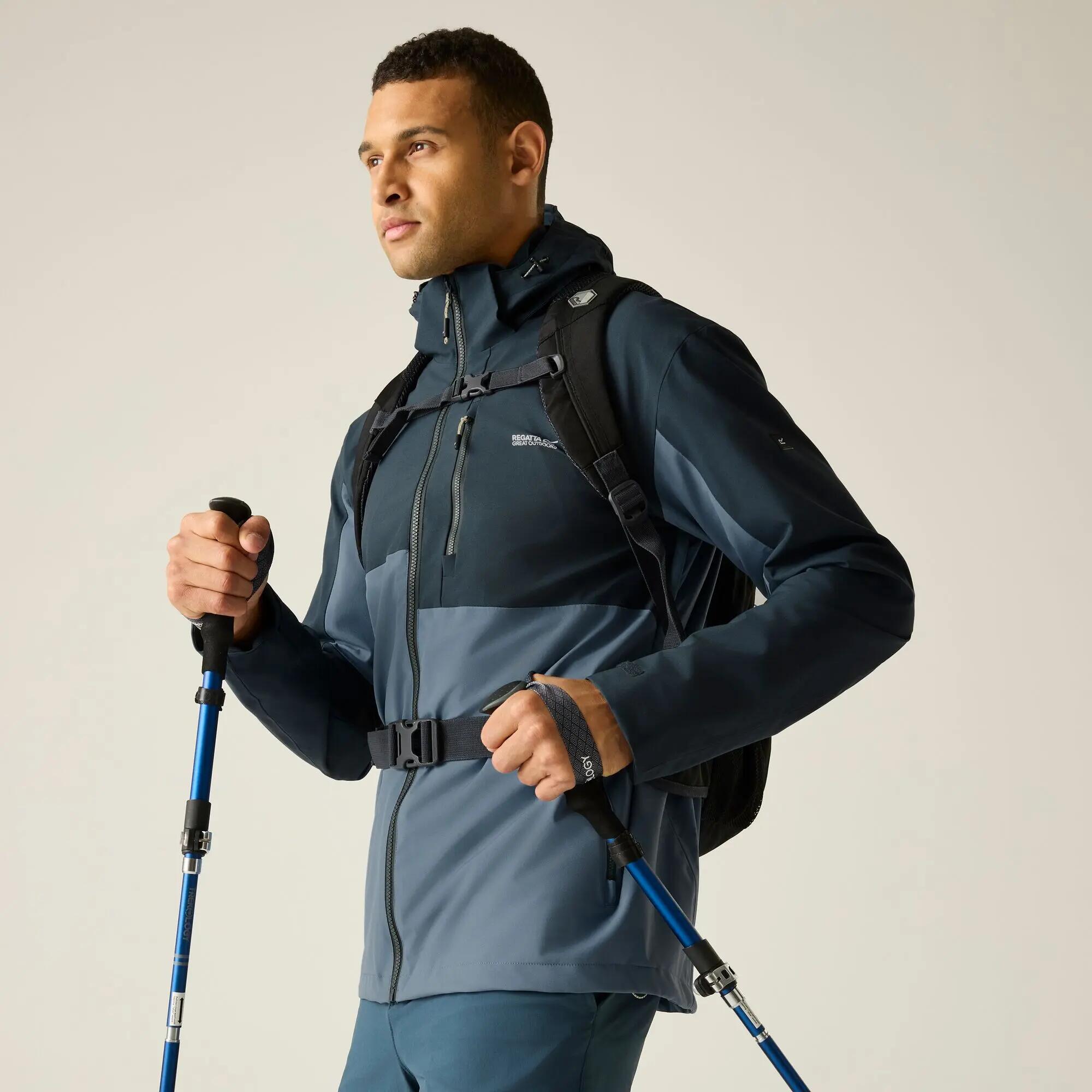 Veste de randonnée imperméable à capuche et à panneaux Bosfield pour homme 8/12