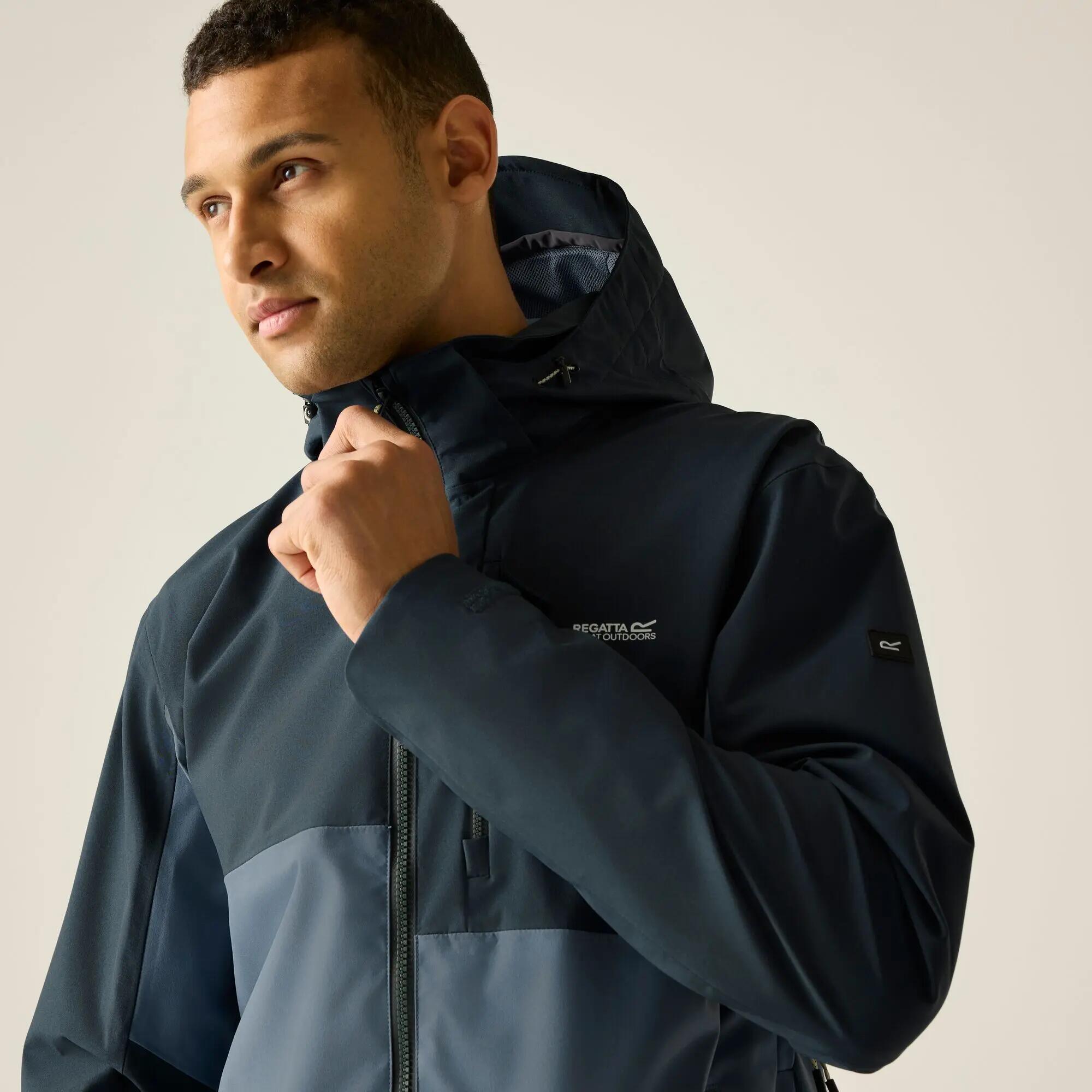 Veste de randonnée imperméable à capuche et à panneaux Bosfield pour homme 6/12