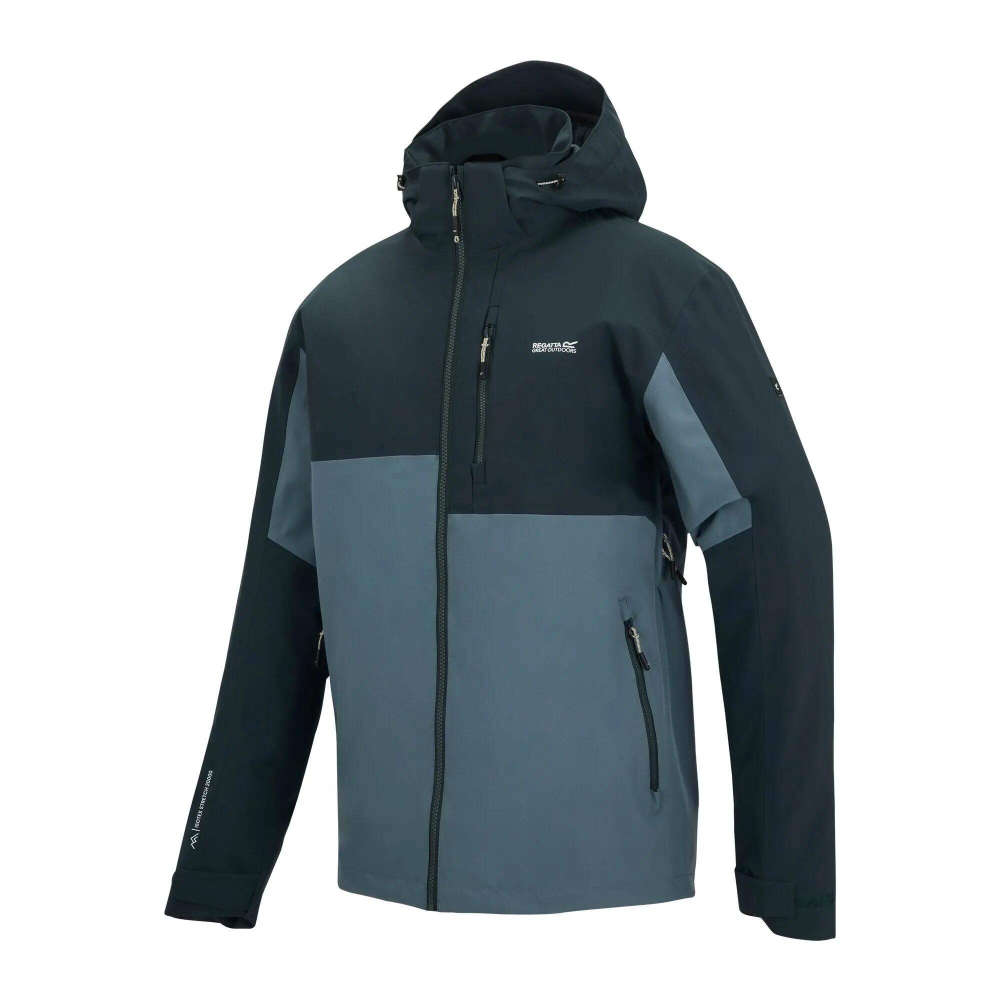 Veste de randonnée imperméable à capuche et à panneaux Bosfield pour homme 12/12
