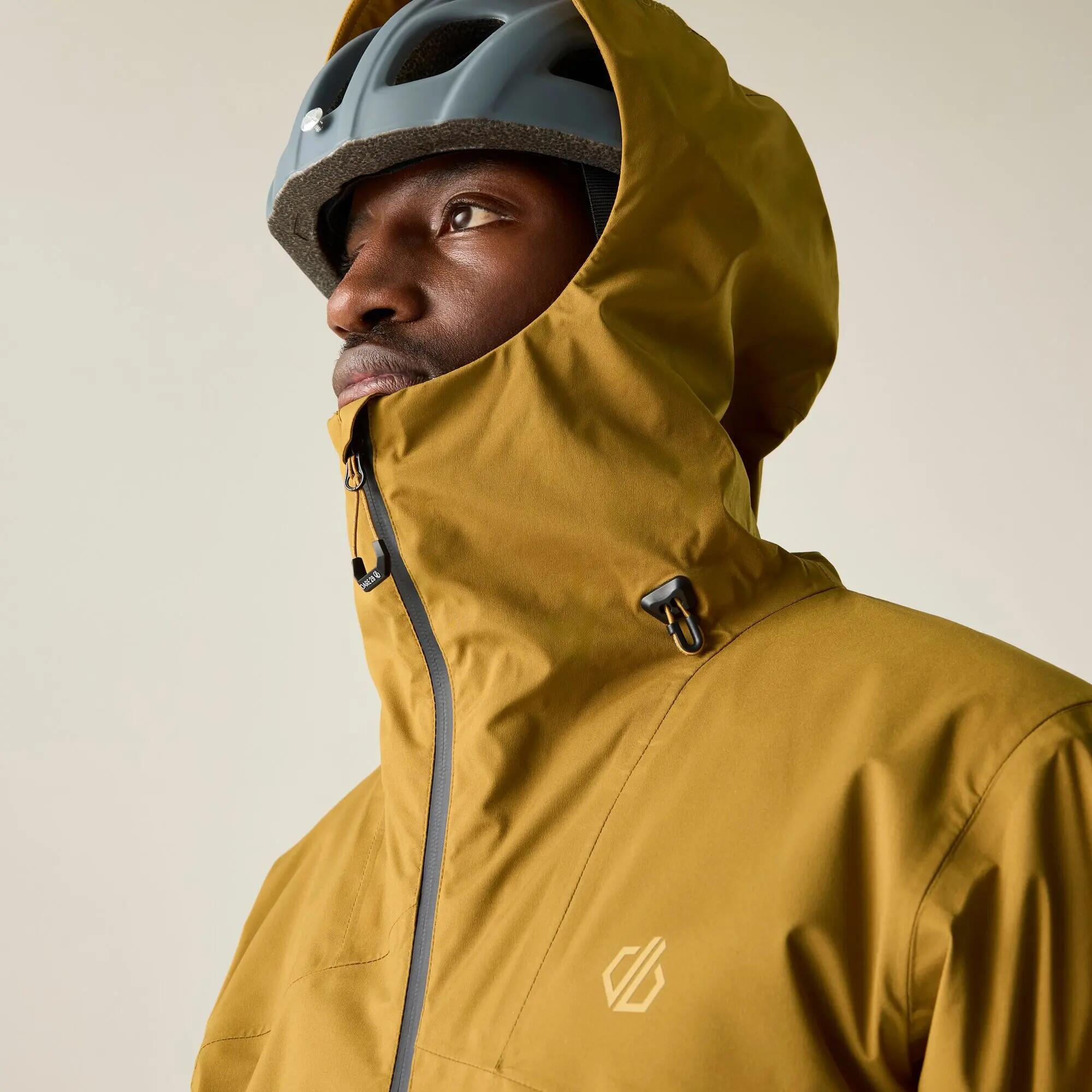 Mens Apex 3 Layer Hooded Hiking Waterproof Jacket 9/12