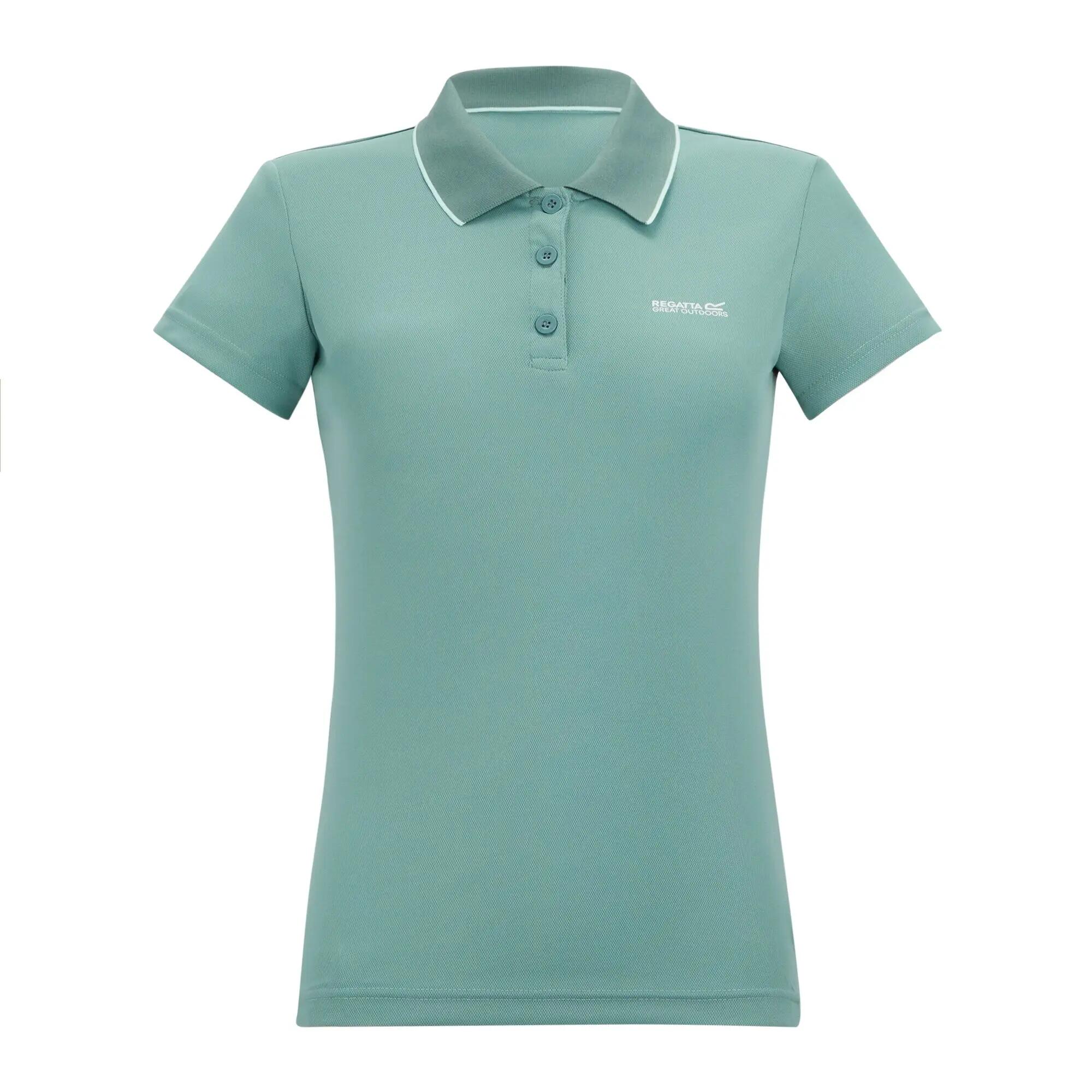 Damen-Polohemd Maverick V mit Logo-Details 10/12