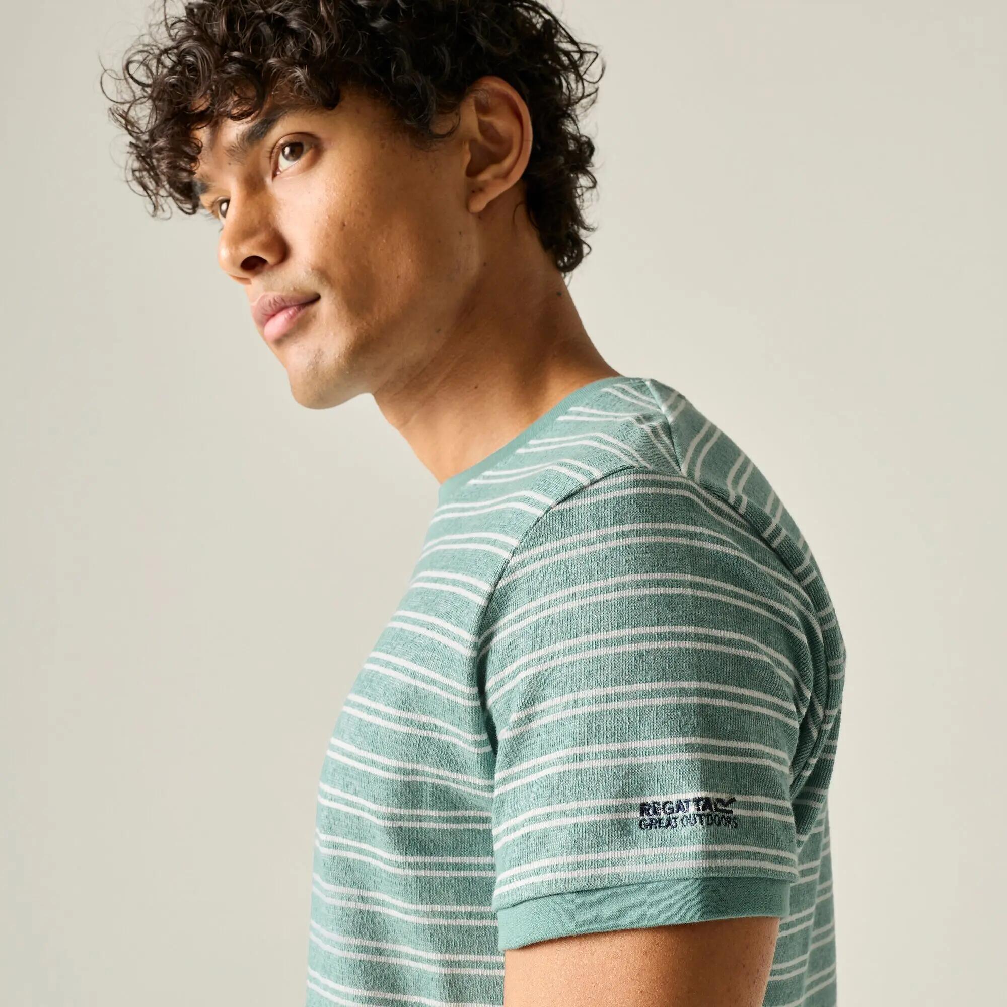 Mens Benlin Striped Short Sleeved T-Shirt 9/13