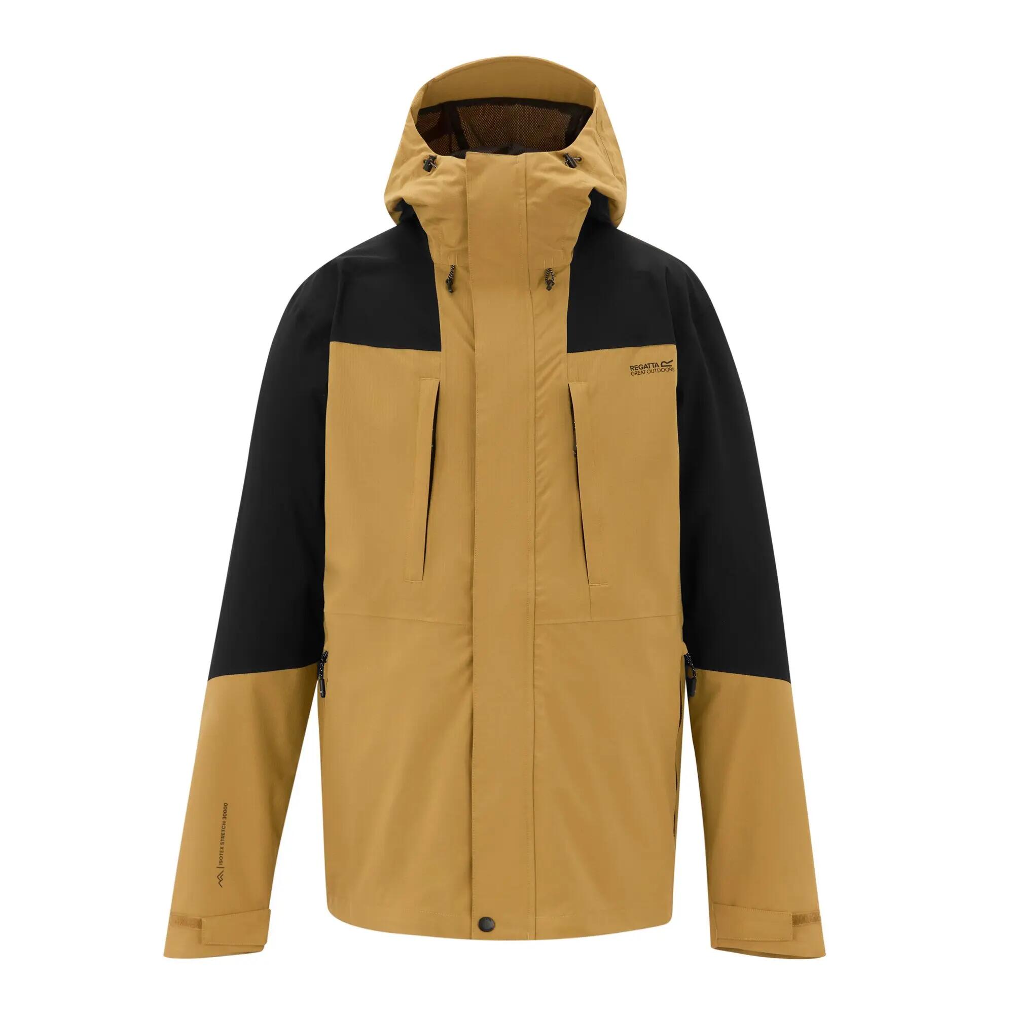 Giacca impermeabile da trekking con cappuccio e pannelli Freesdale da uomo 10/12