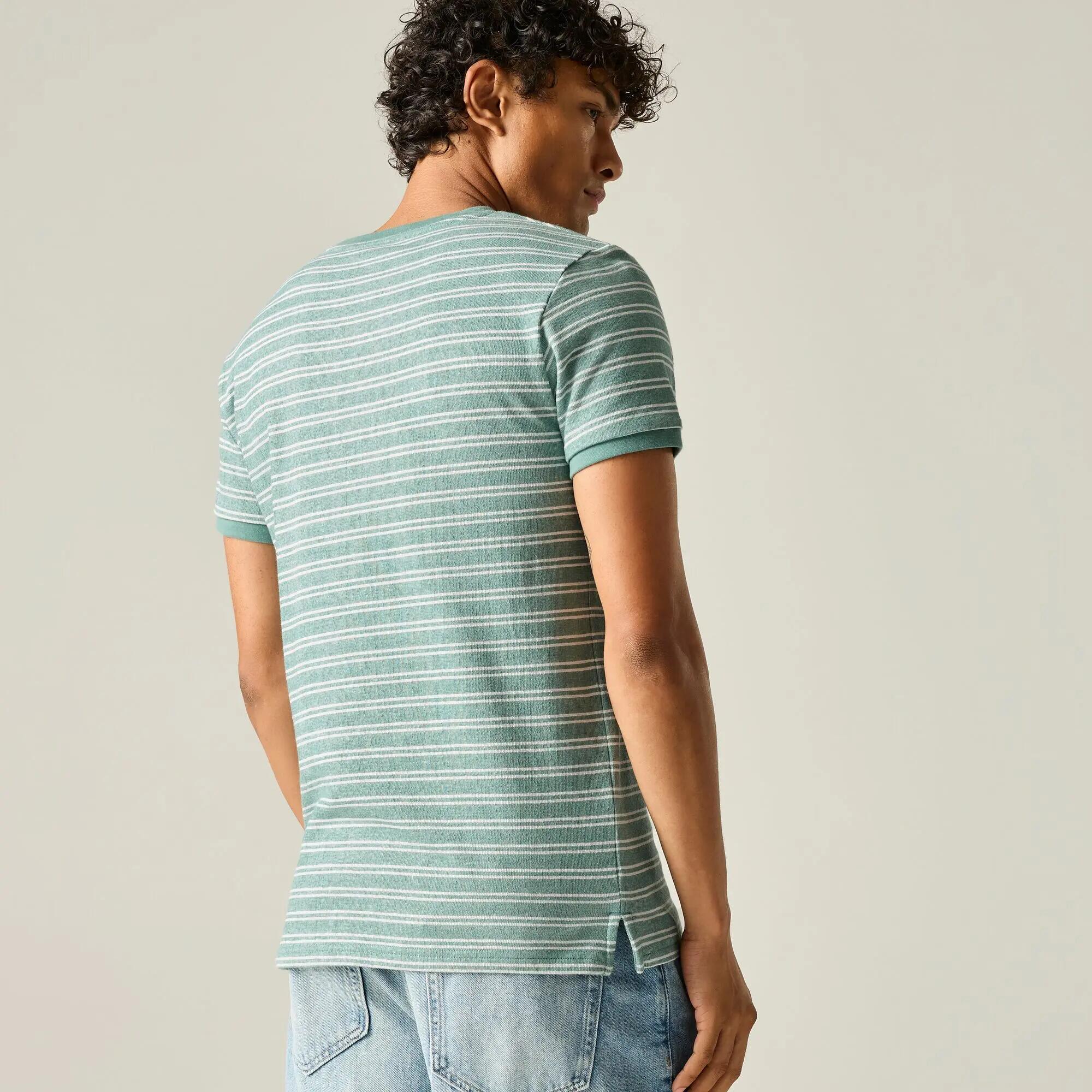 Mens Benlin Striped Short Sleeved T-Shirt 6/13