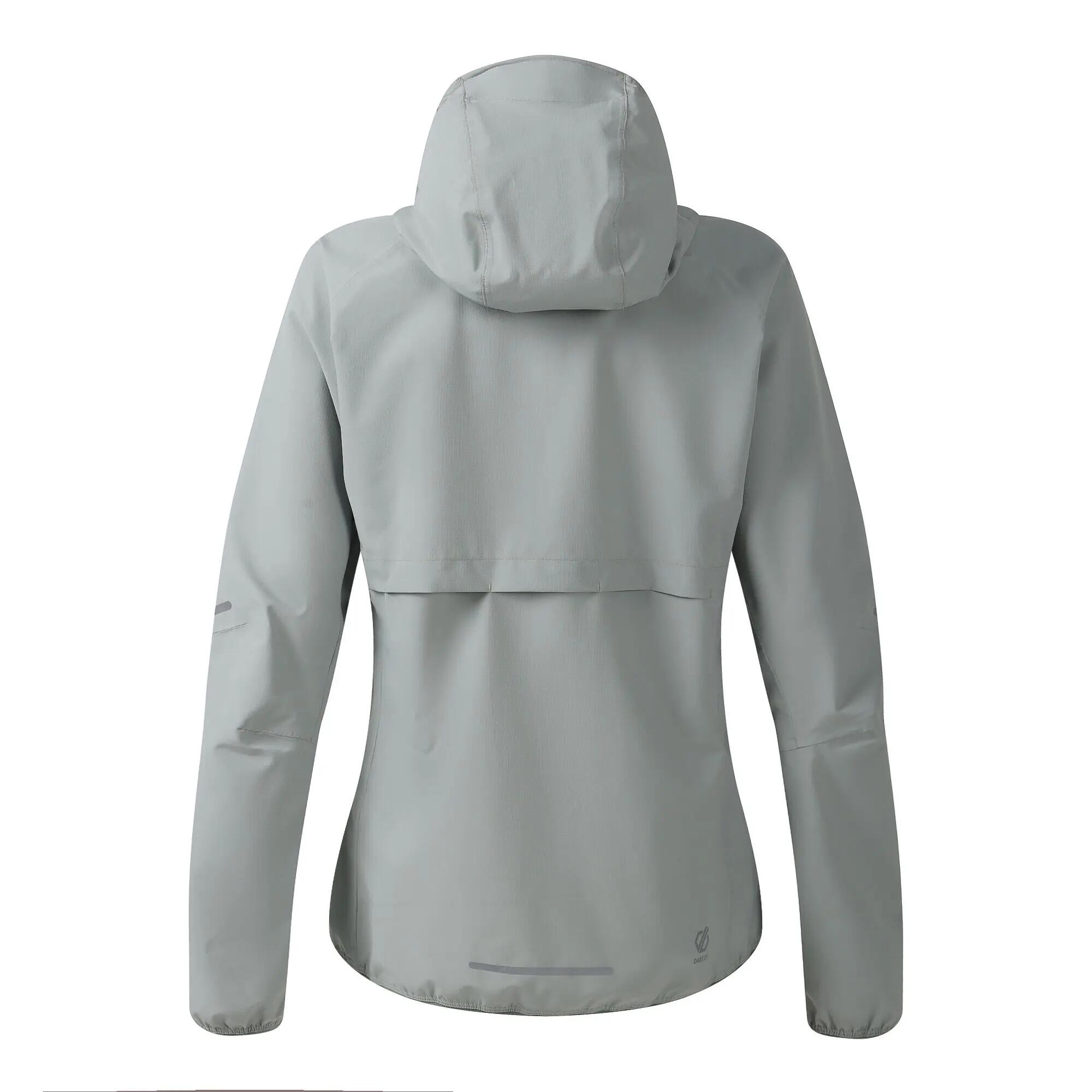 Chaqueta impermeable ultraligera con capucha para senderismo para mujer 12/12