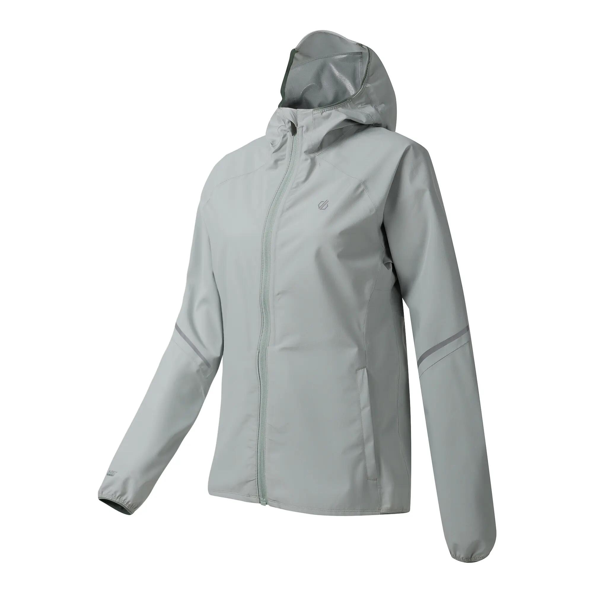 Chaqueta impermeable ultraligera con capucha para senderismo para mujer 11/12