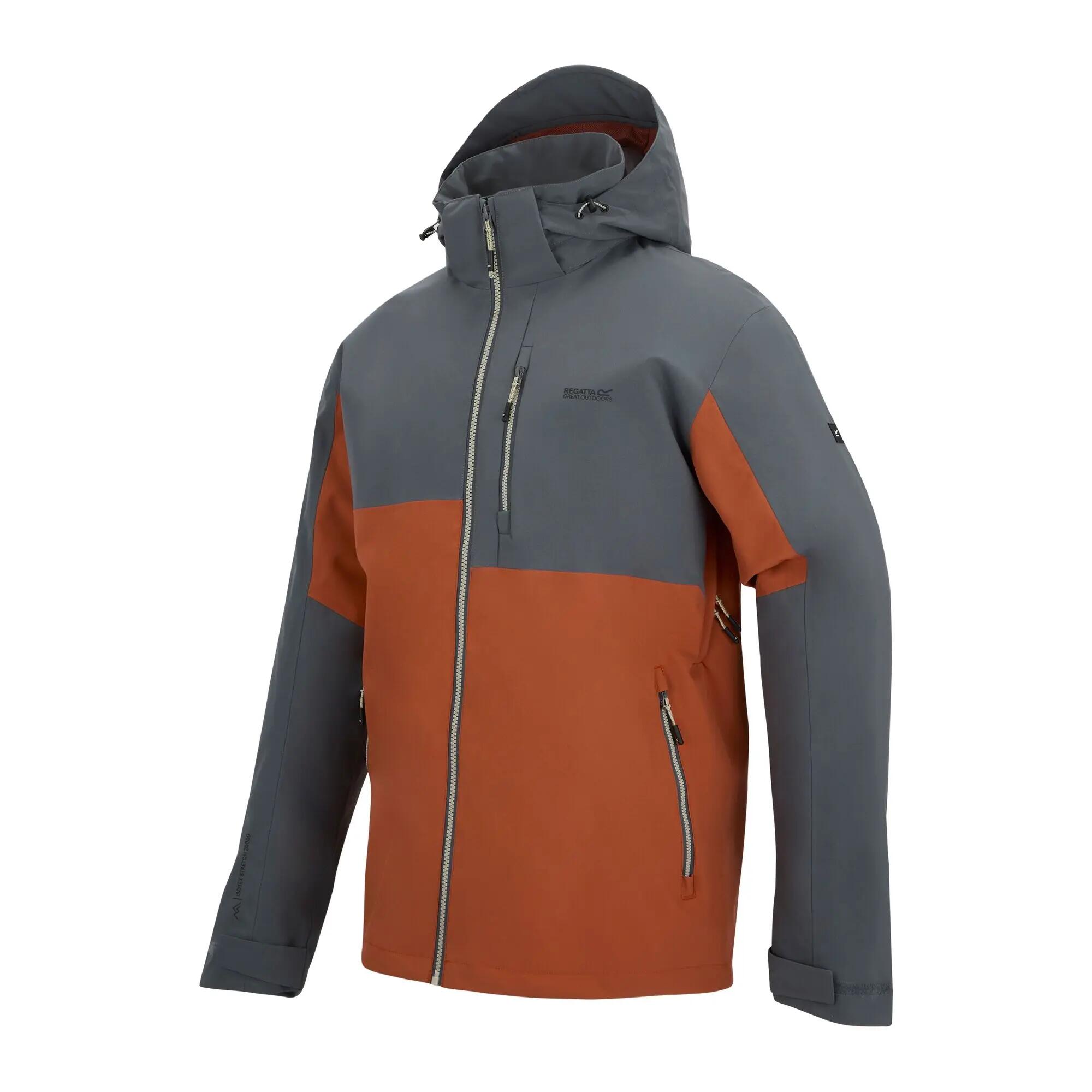 Veste de randonnée imperméable à capuche et à panneaux Bosfield pour homme 12/12