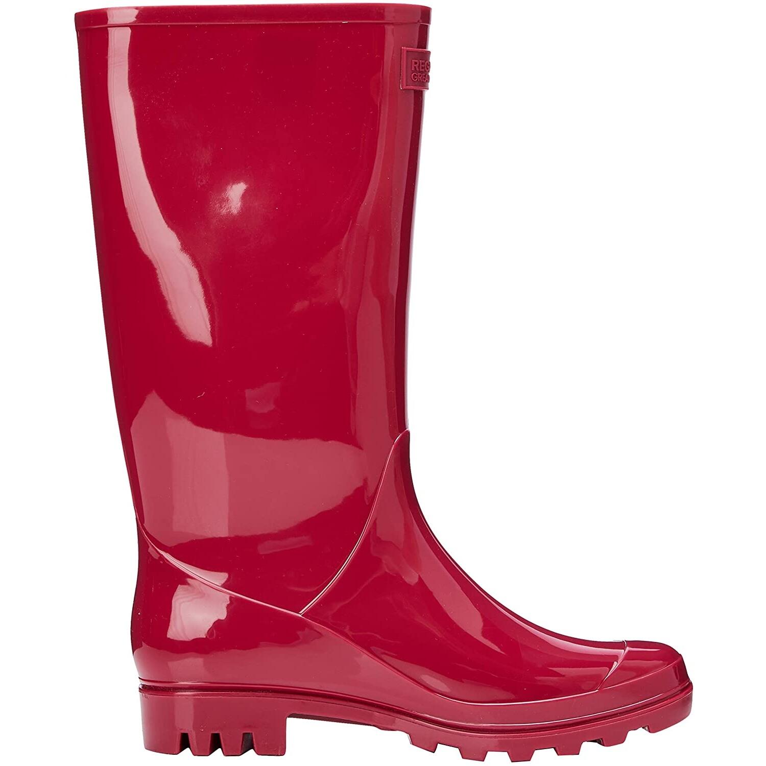 Womens/Ladies Wenlock Wellingtons (Dark Cerise) 3/4