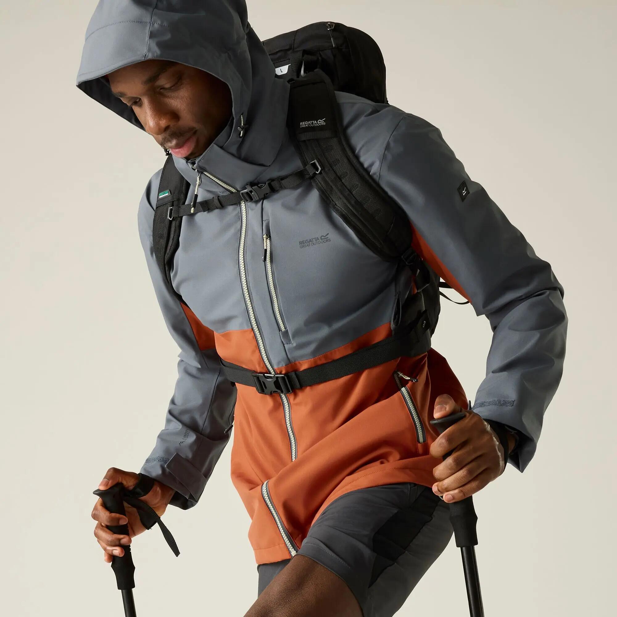 Veste de randonnée imperméable à capuche et à panneaux Bosfield pour homme 8/12