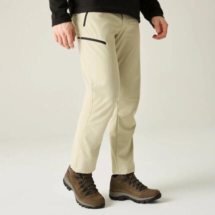 Bottes de marche mi-hautes en cuir Bayton pour hommes