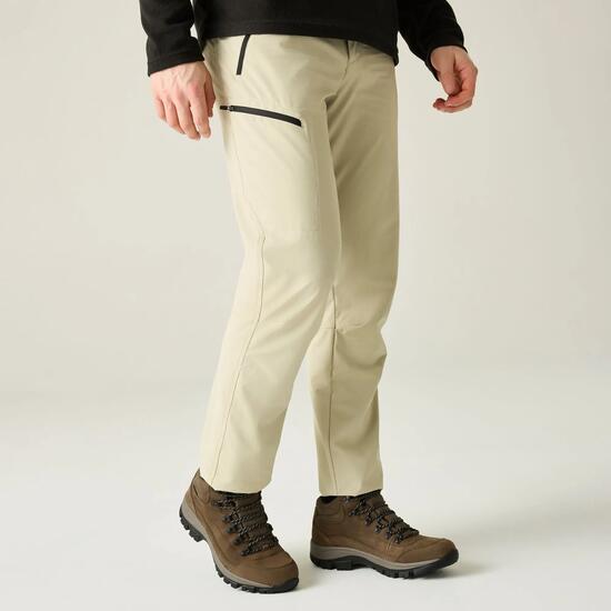 Bottes de marche mi-hautes en cuir Bayton pour hommes