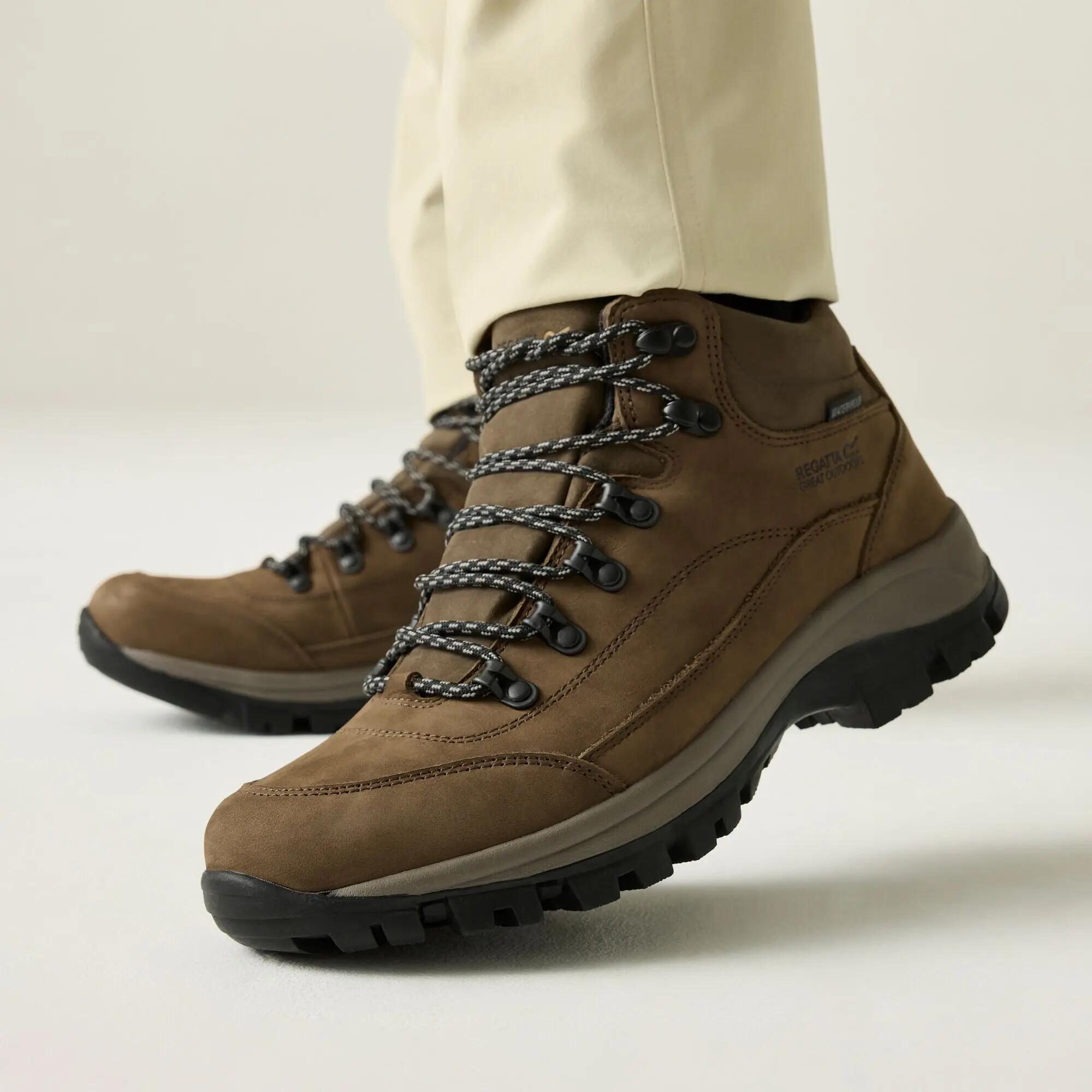 Męskie skórzane buty trekkingowe Bayton Mid 3/13
