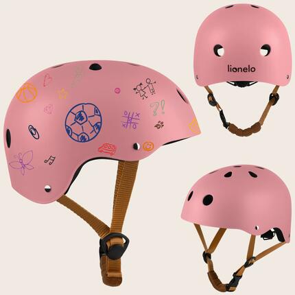 Kask rowerowy dla dzieci Lionelo Helmet 50–56 cm z możliwością personalizacji