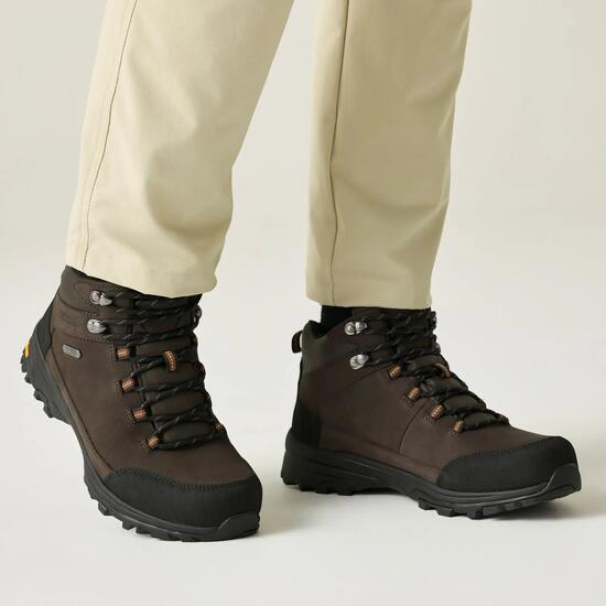 Bottes de marche en cuir Burrell pour hommes