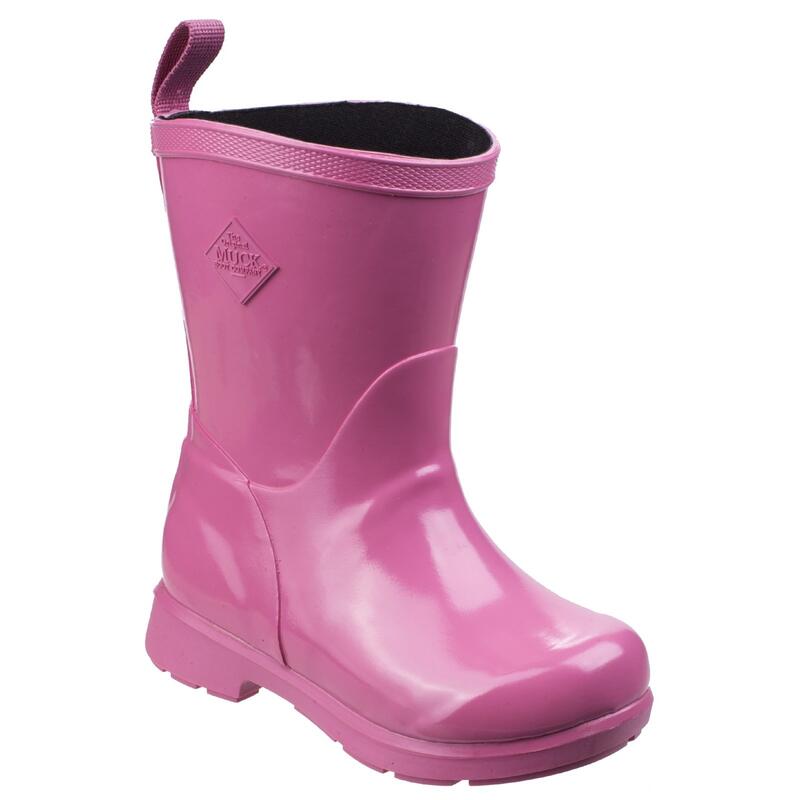Childrens/Kids Bergen Mid Kids Lightweight Rain Boots (Pink)