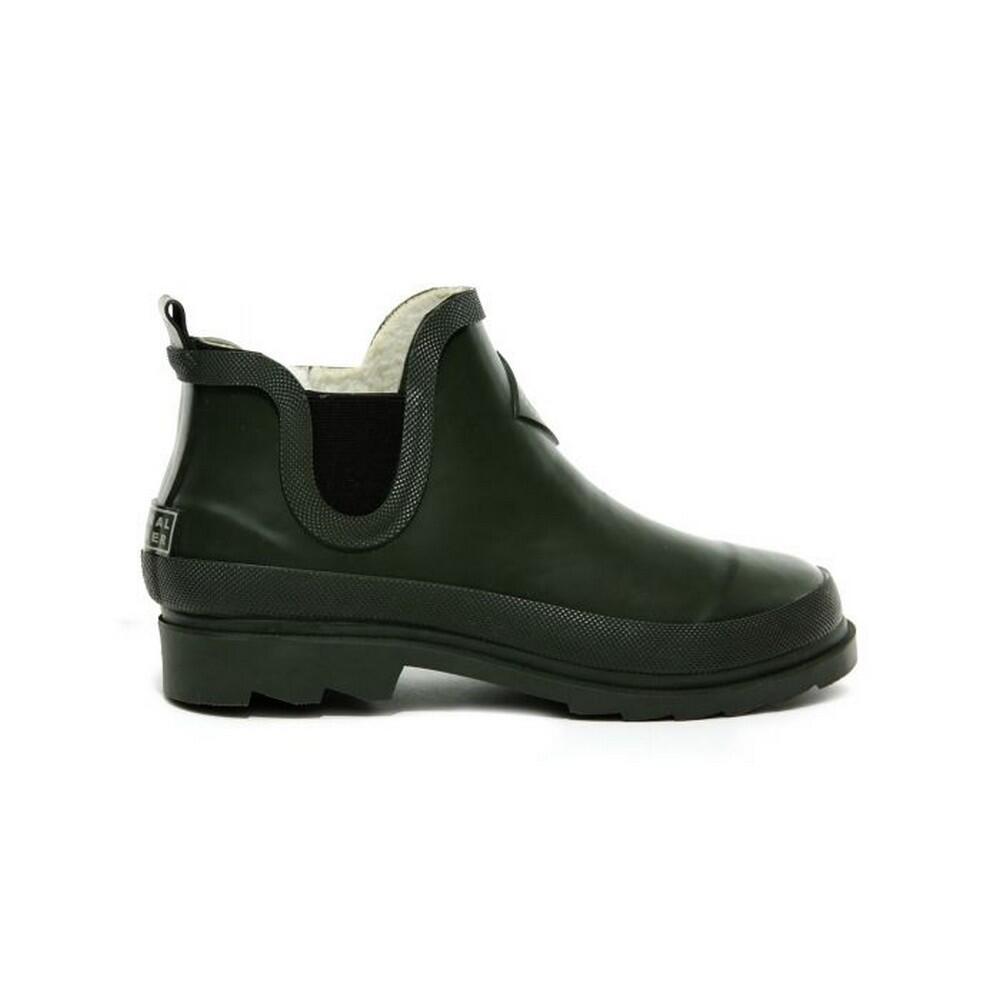 REGATTA Womens/Ladies Harper Faux Fur Lined Ankle Wellingtons (Thyme Green)
