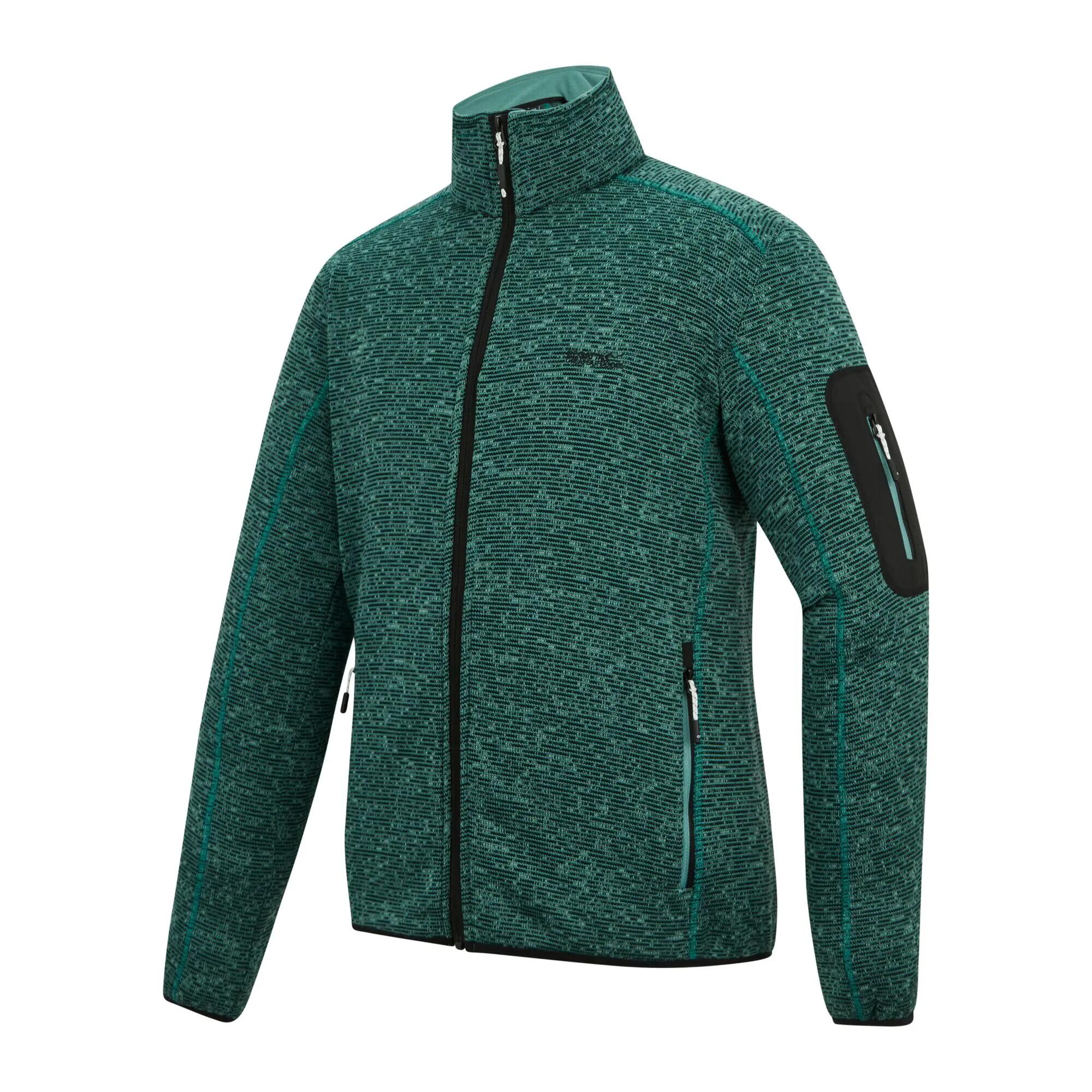 Felpa isolante da uomo Newhill in stretch con zip completa 7/7