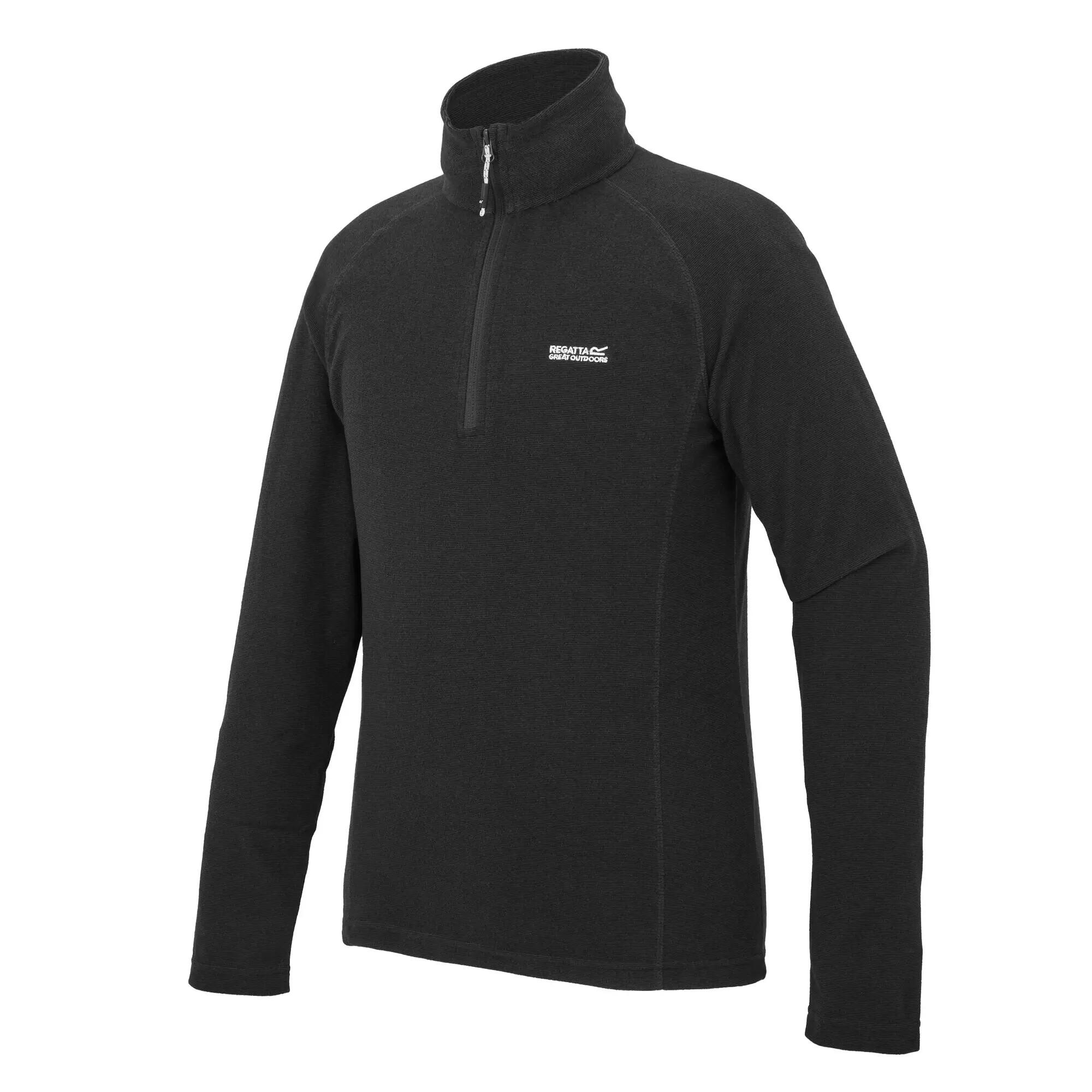 Montes Mens Lightweight Half Zip Hiking Fleece 9/10