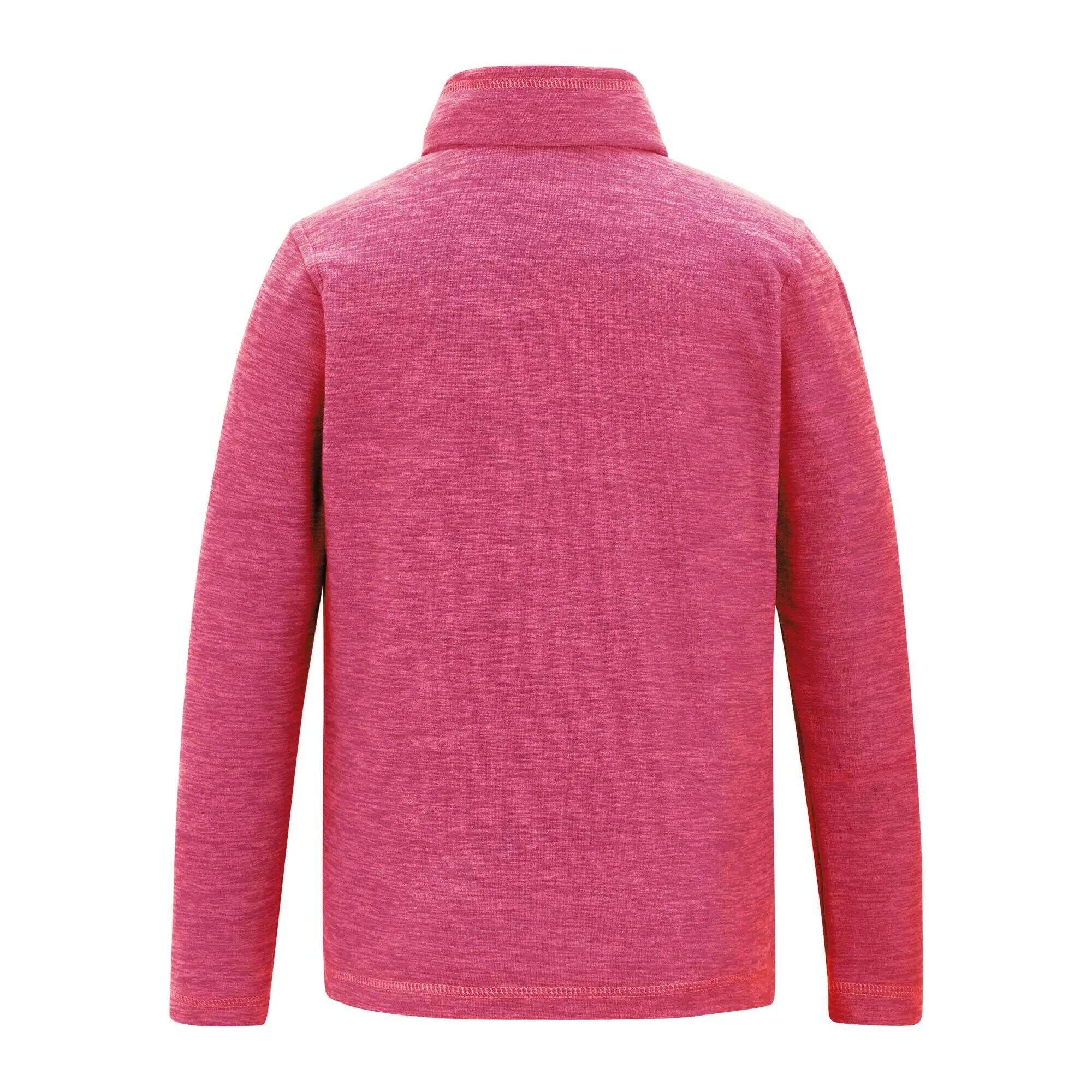 Kids Hot Shot Marl Half Zip Fleece 7/8