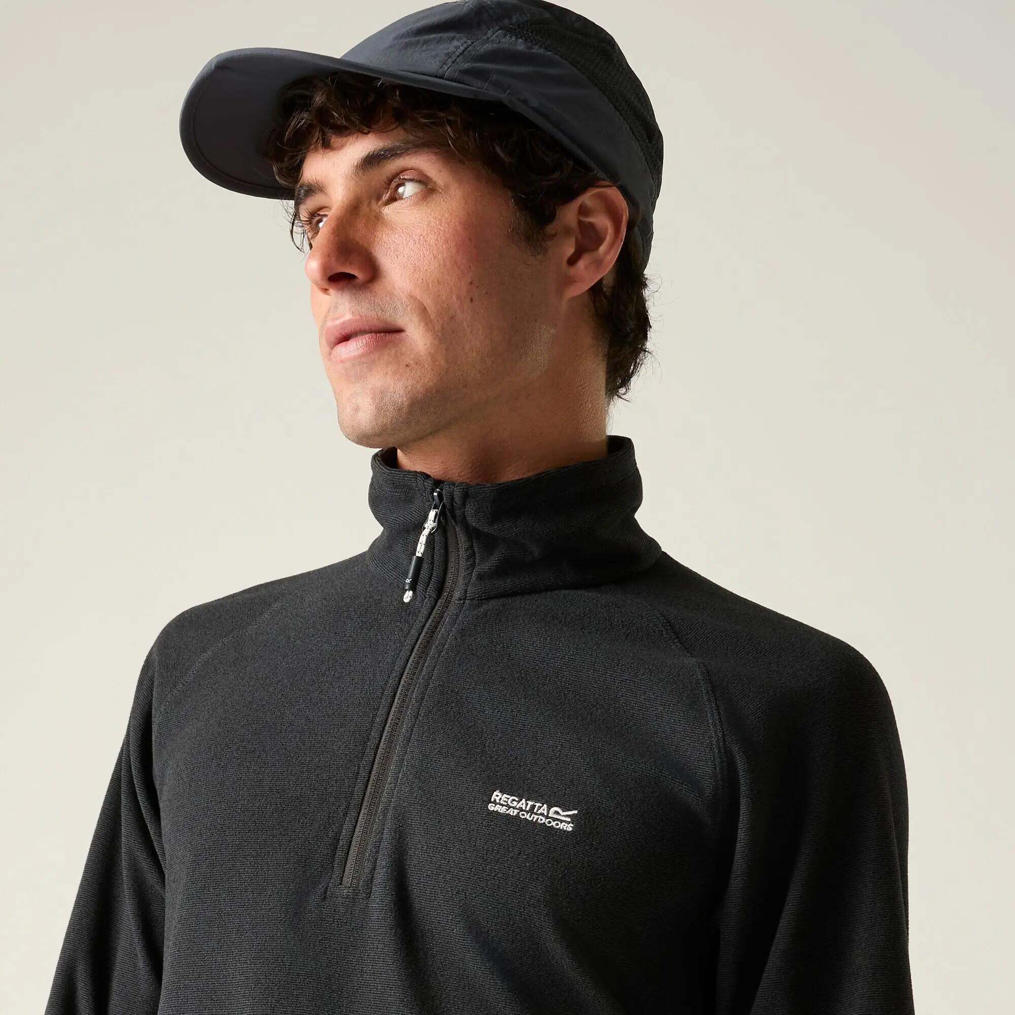 Montes Mens Lightweight Half Zip Hiking Fleece 6/10