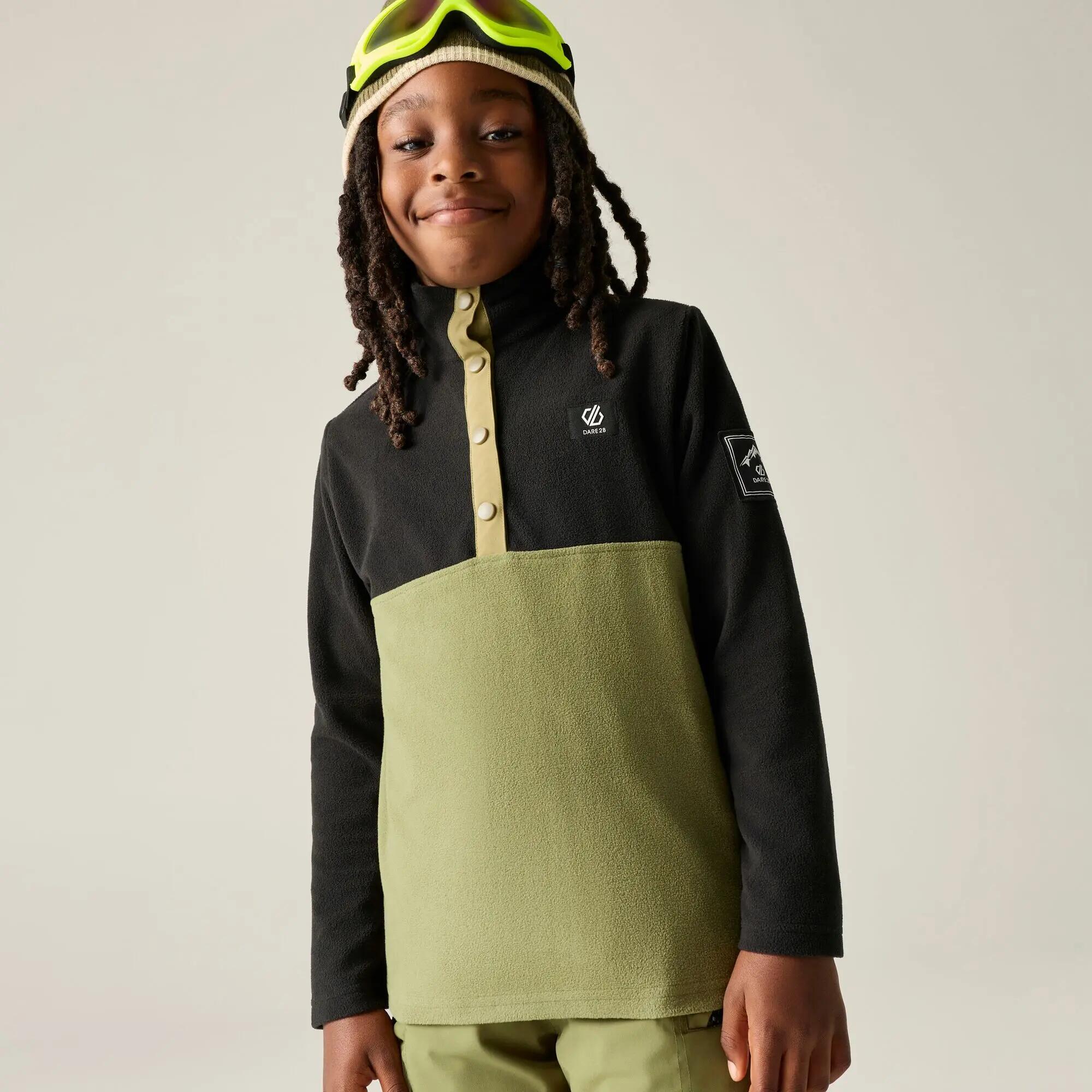 Kinderfleece met snelsluiting 3/9
