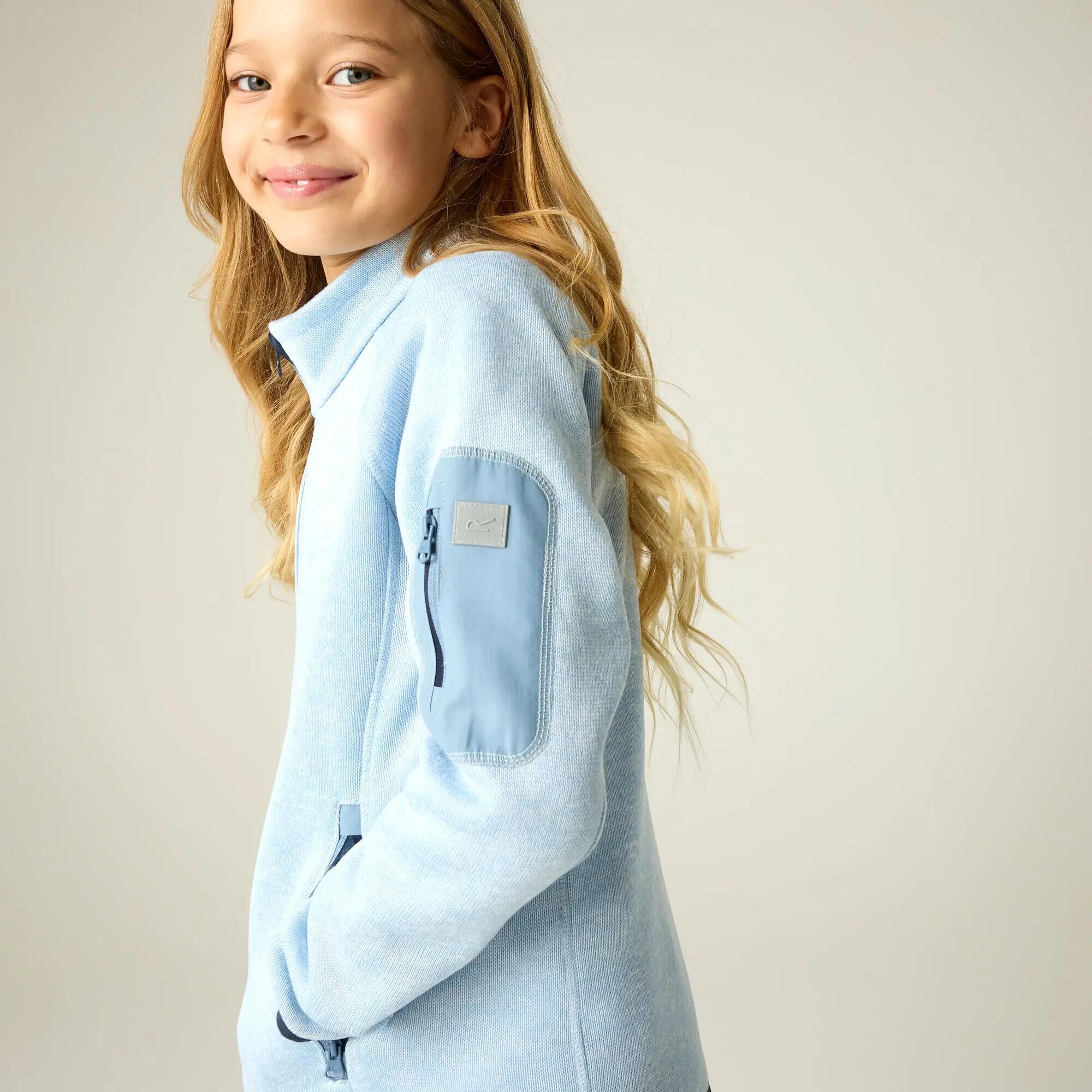 Kids Junior Newhill Full Zip Marl Fleece 5/10
