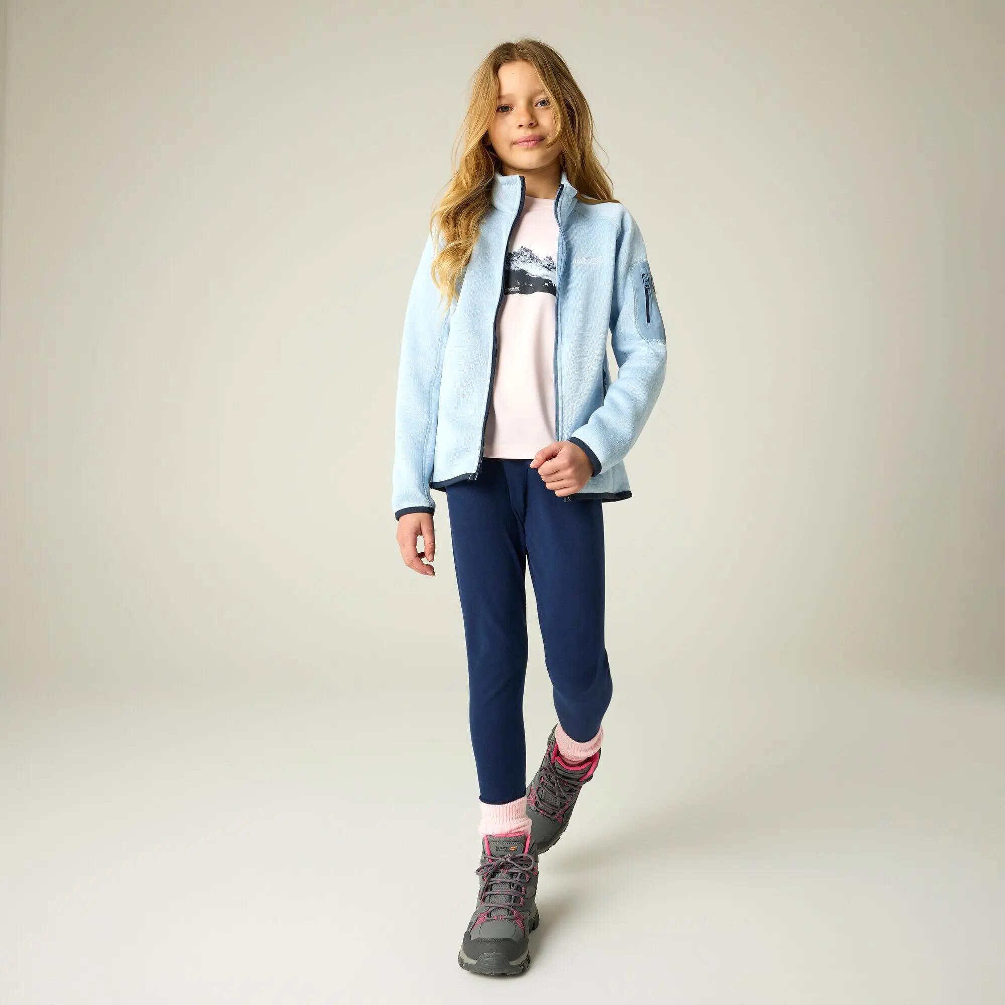 Kids Junior Newhill Full Zip Marl Fleece 3/10