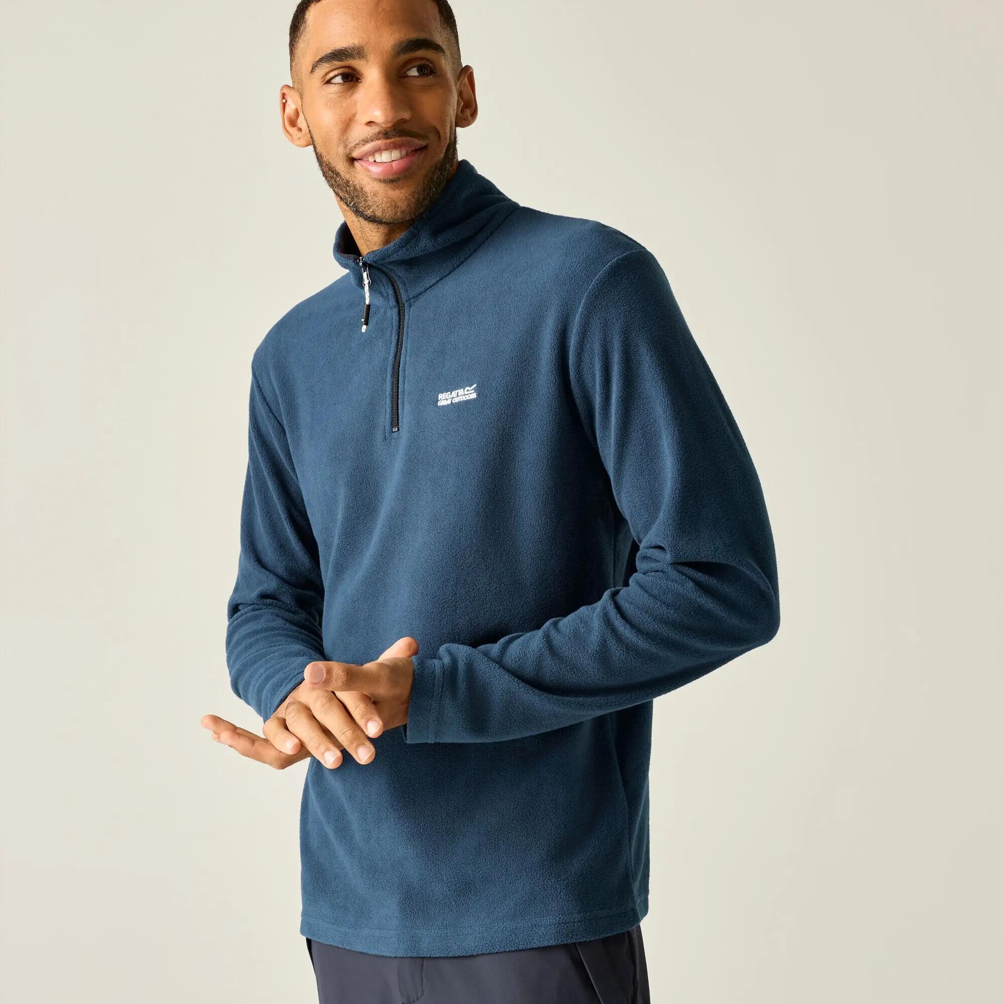 Thompson Mens Lightweight Half Zip Hiking Fleece 5/9