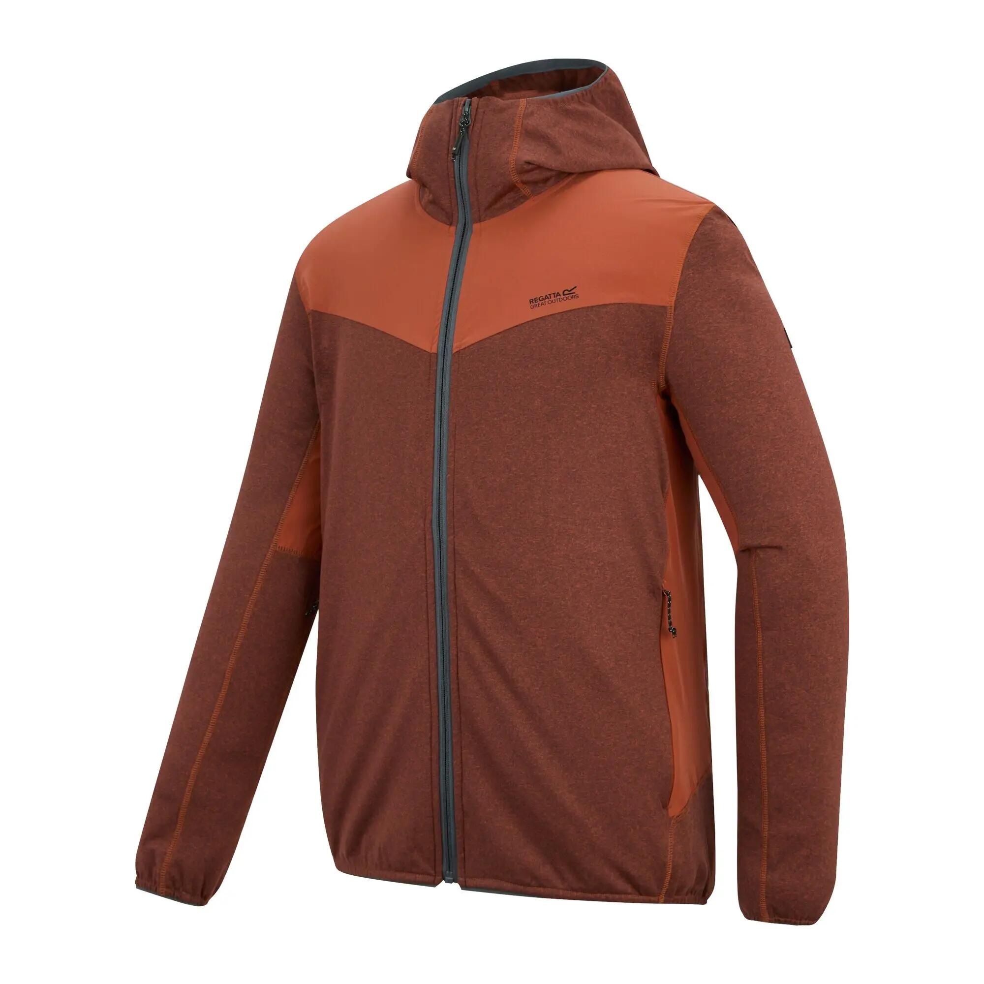 Mens Finchdale Marl Full Zip Hooded Midlayer 8/8