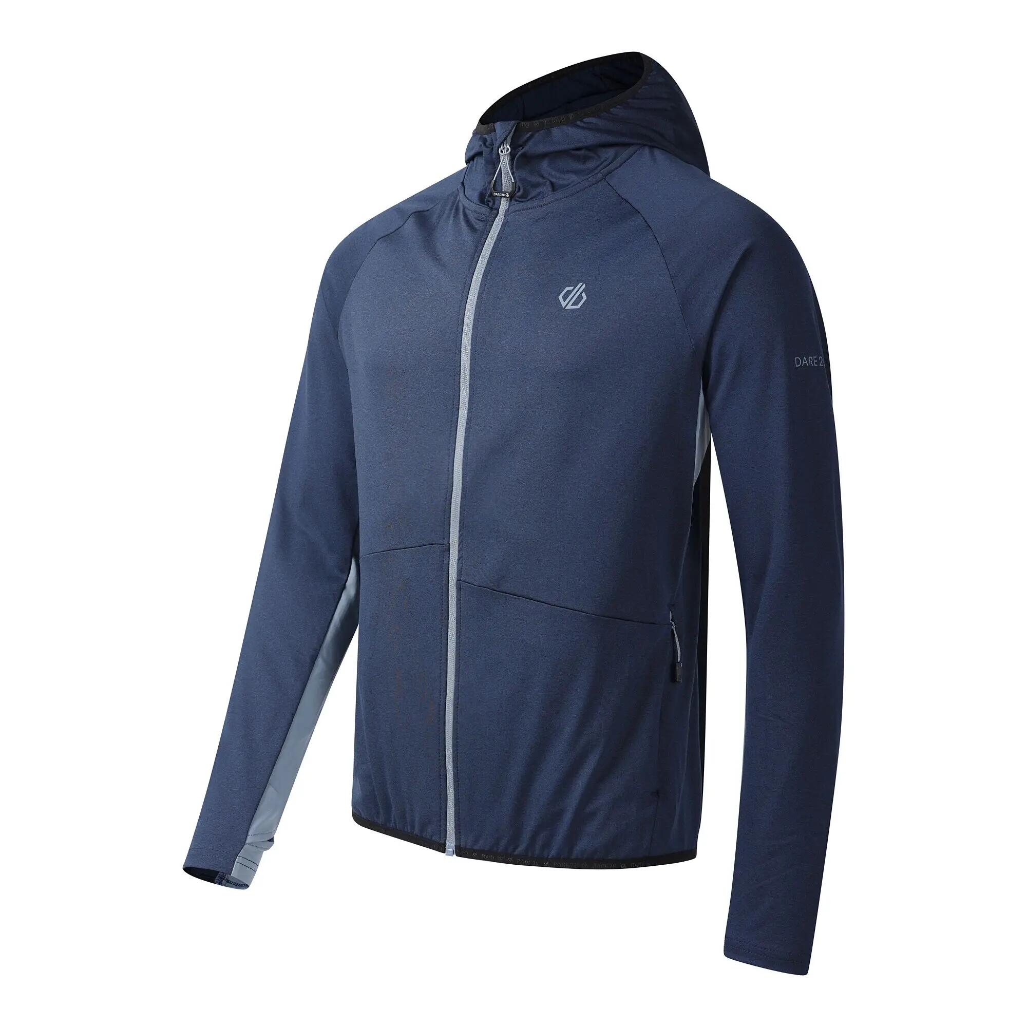 Herren-Stretch-Midlayer Assimilate VI mit Kapuze und Vollreißverschluss 8/9