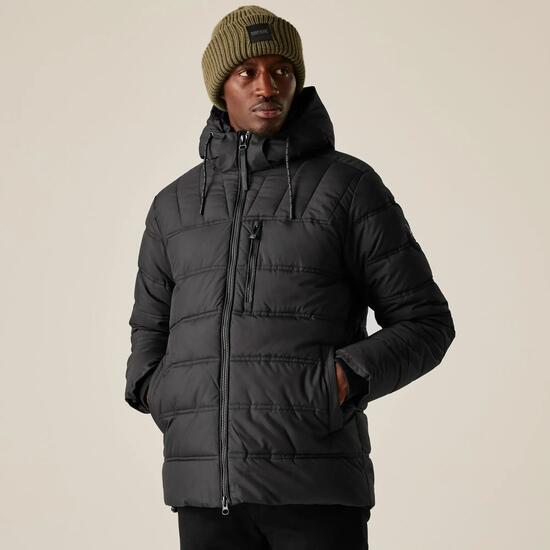 Veste Leeshaw matelassée isolante à capuche pour homme