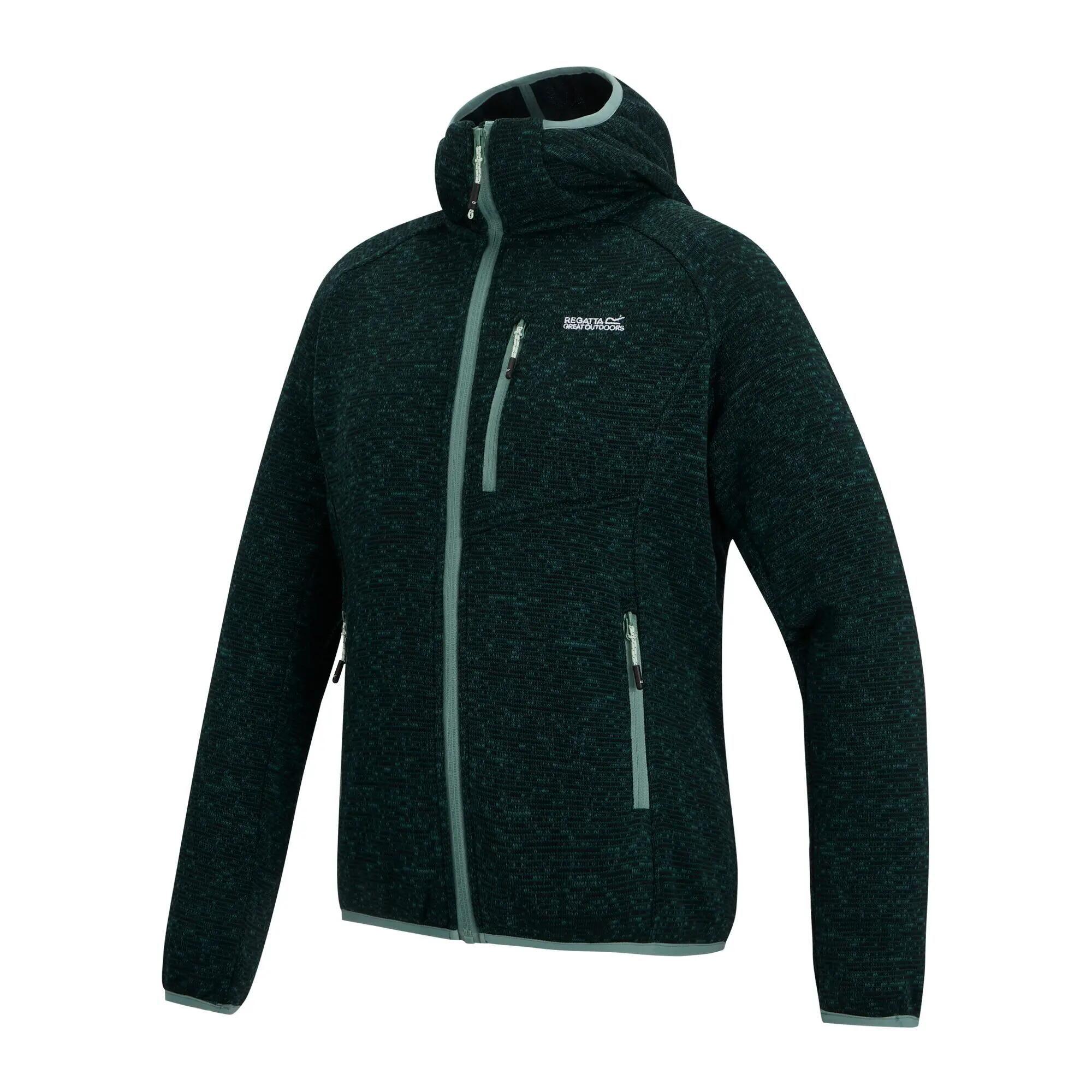 Felpa leggera con cappuccio e zip completa da donna Newhill 9/9